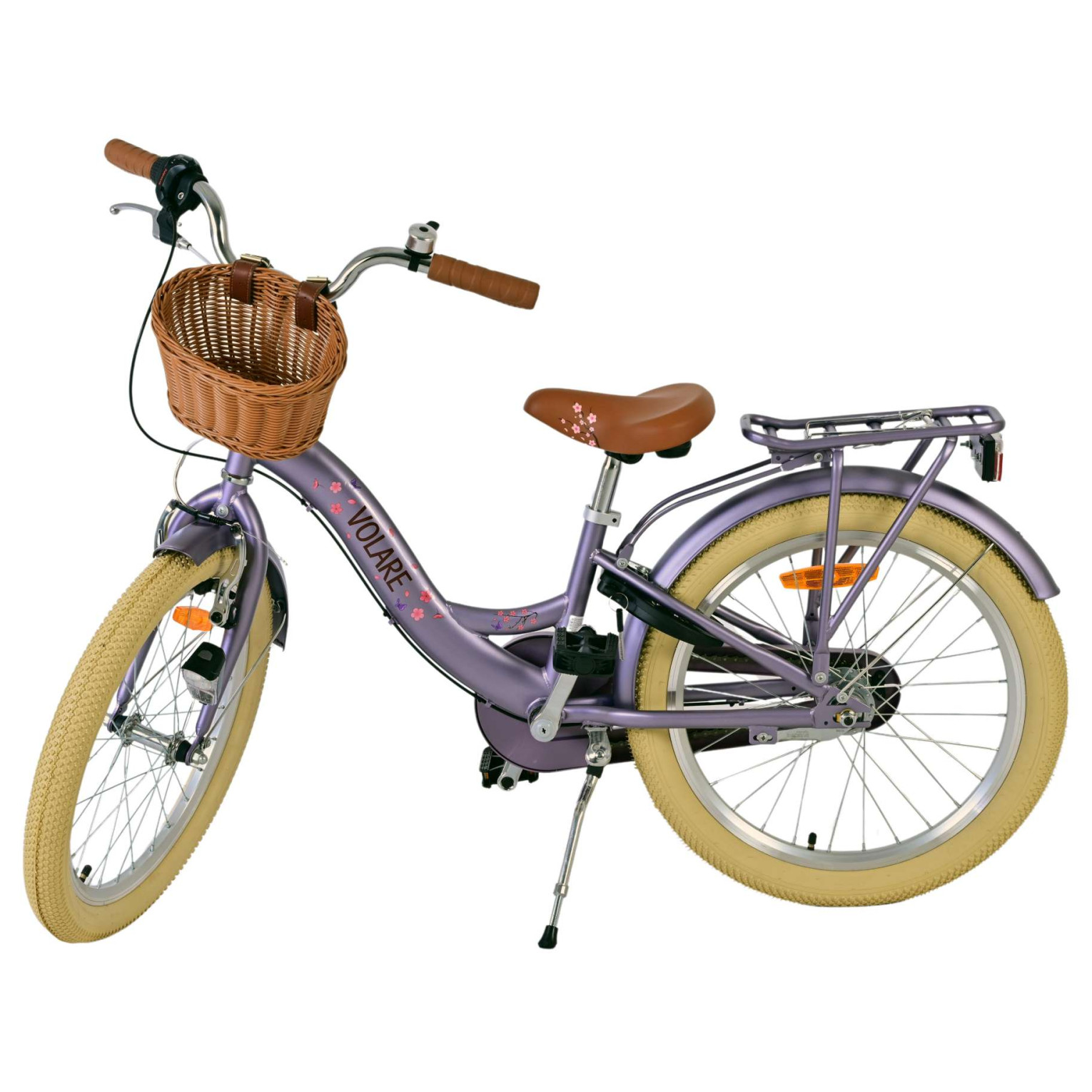 Volare Blossom Fiets - 20 inch - Paars - Nexus