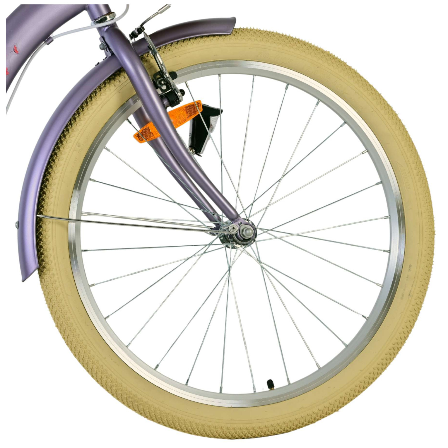 Volare Blossom Fiets - 24 inch - Paars - Twee handremmen