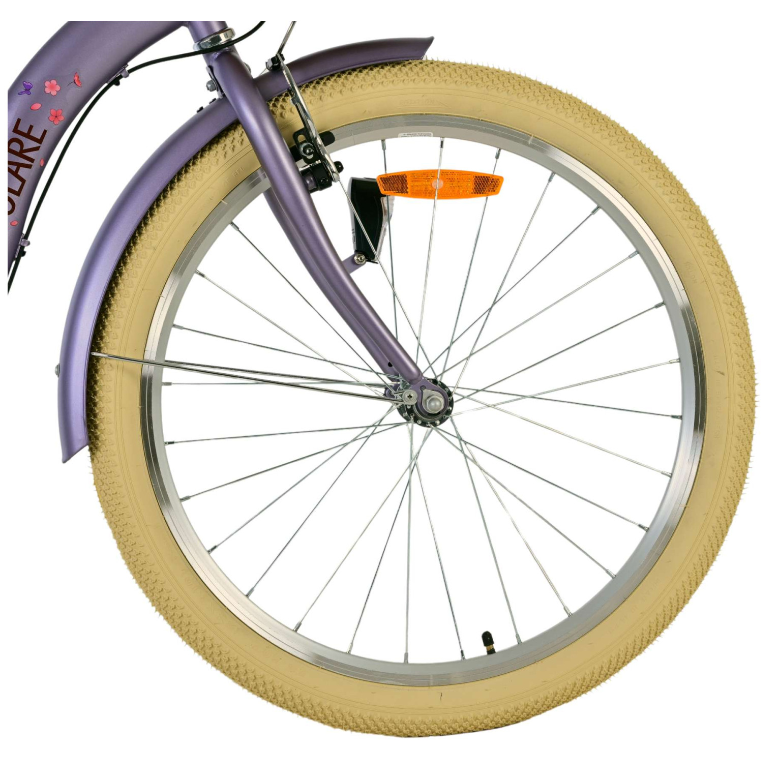 Volare Blossom Fiets - 24 inch - Paars - 3 Versnellingen