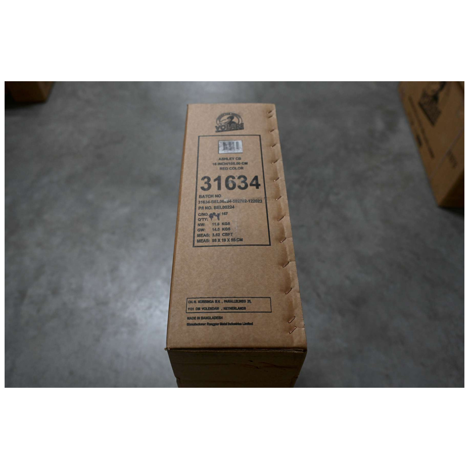 Volare Ashley Fiets - 16 inch - Roze/Rood