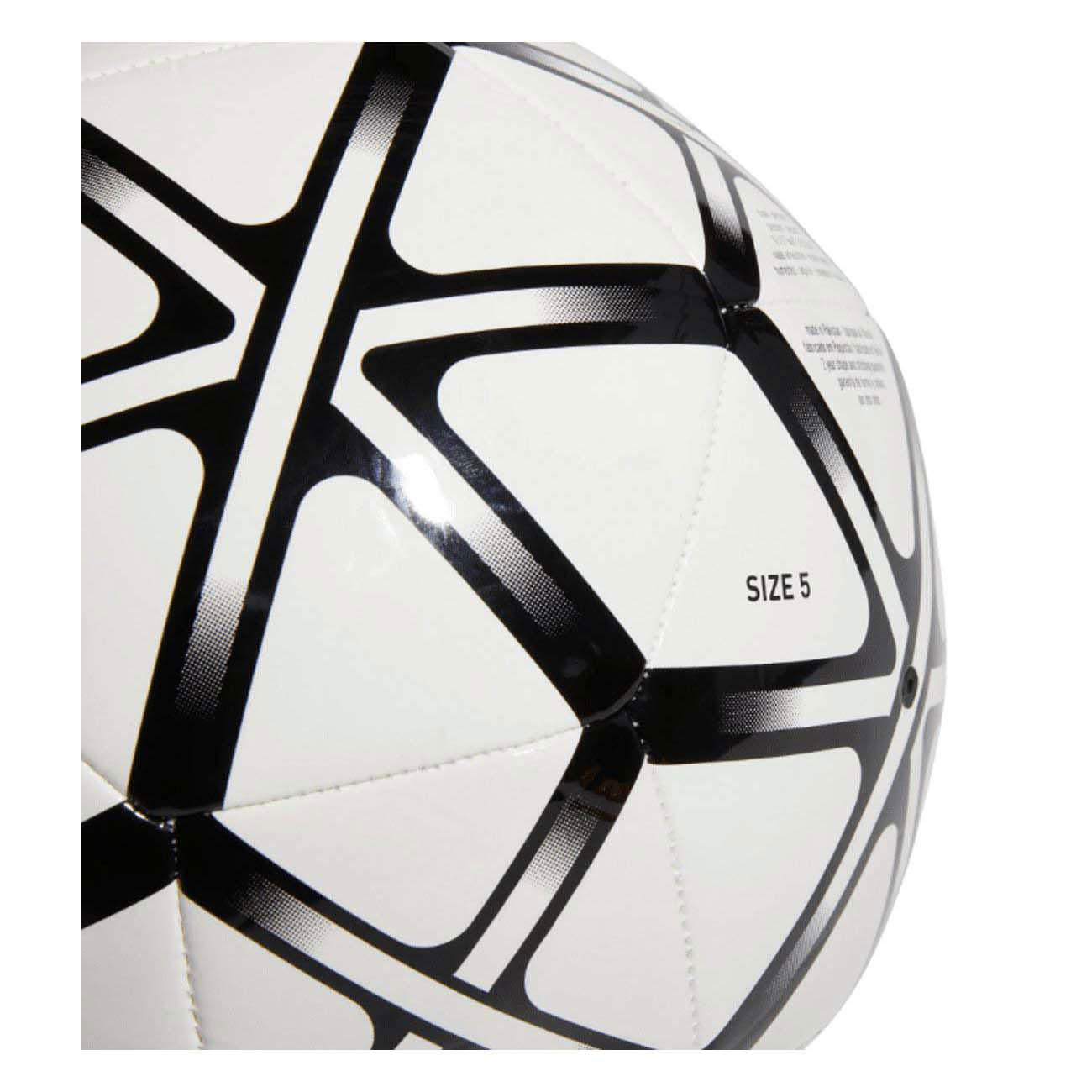 Ballon de football Adidas Starlancer - Blanc Noir