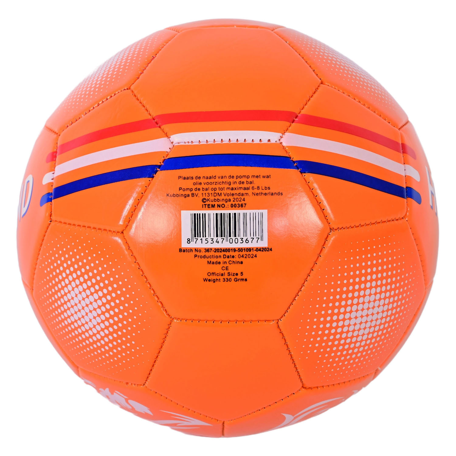 Kunstlederen Oranje Holland Bal