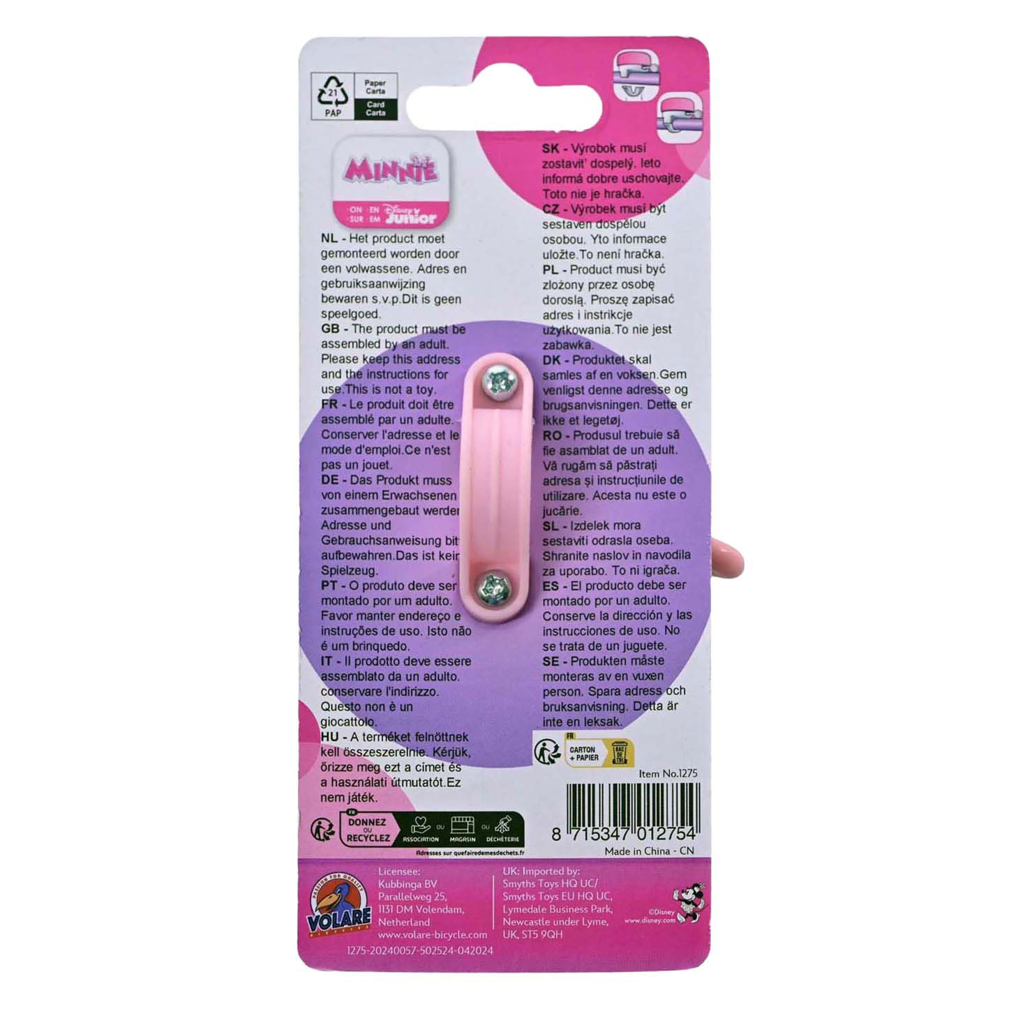 Sonnette de vélo Minnie