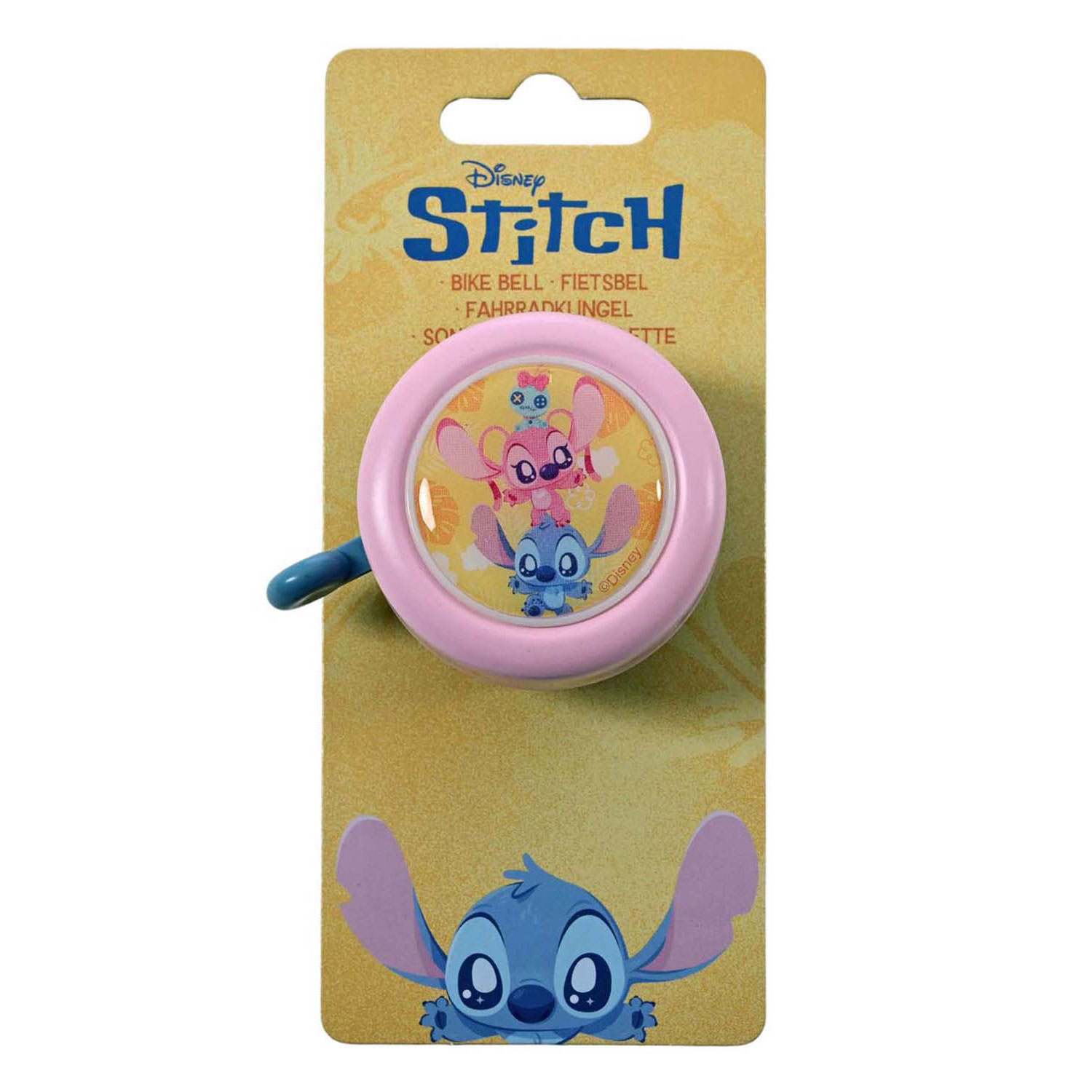 Sonnette de vélo Stitch pour filles