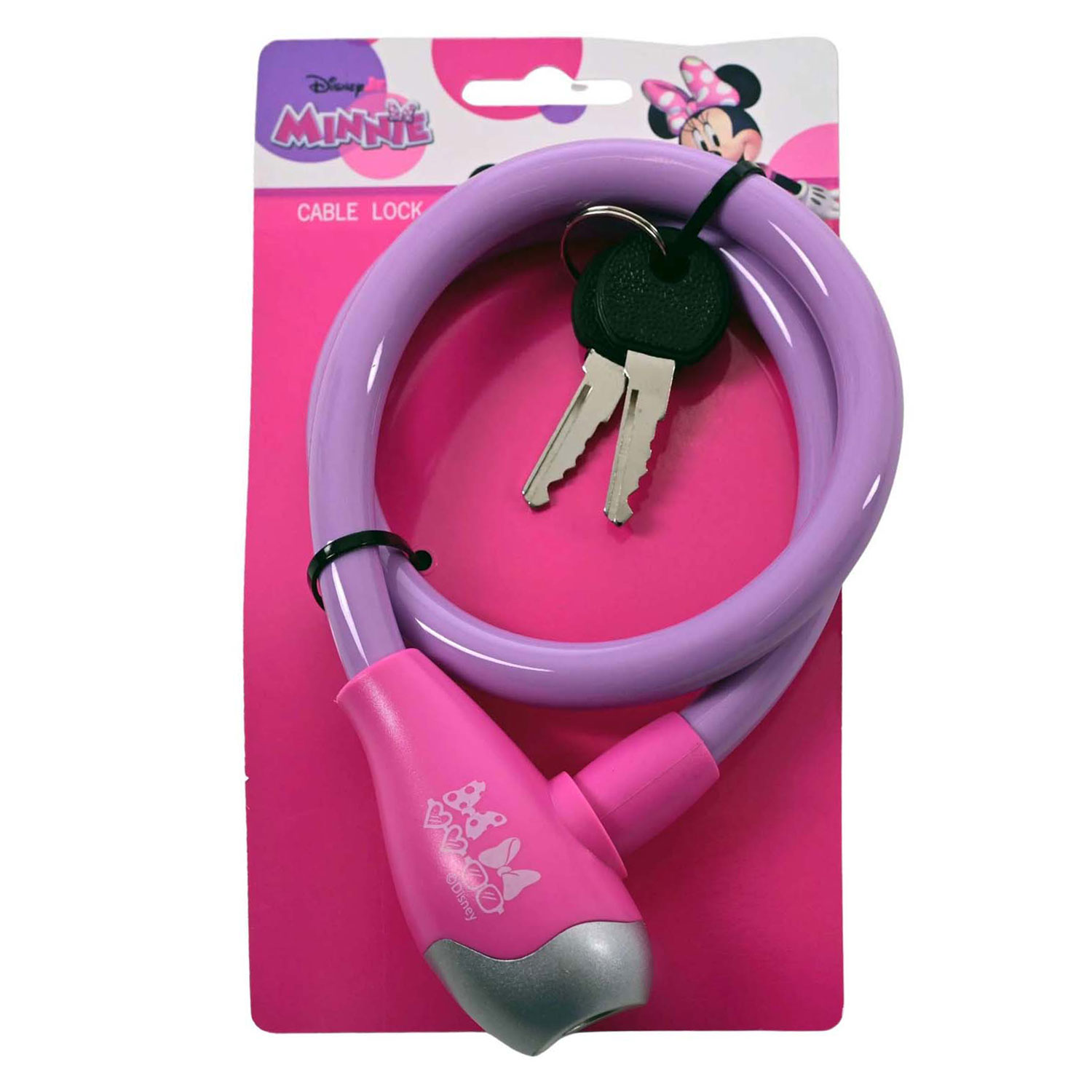 Fietsslot Minnie 12mm - Lengte 65cm