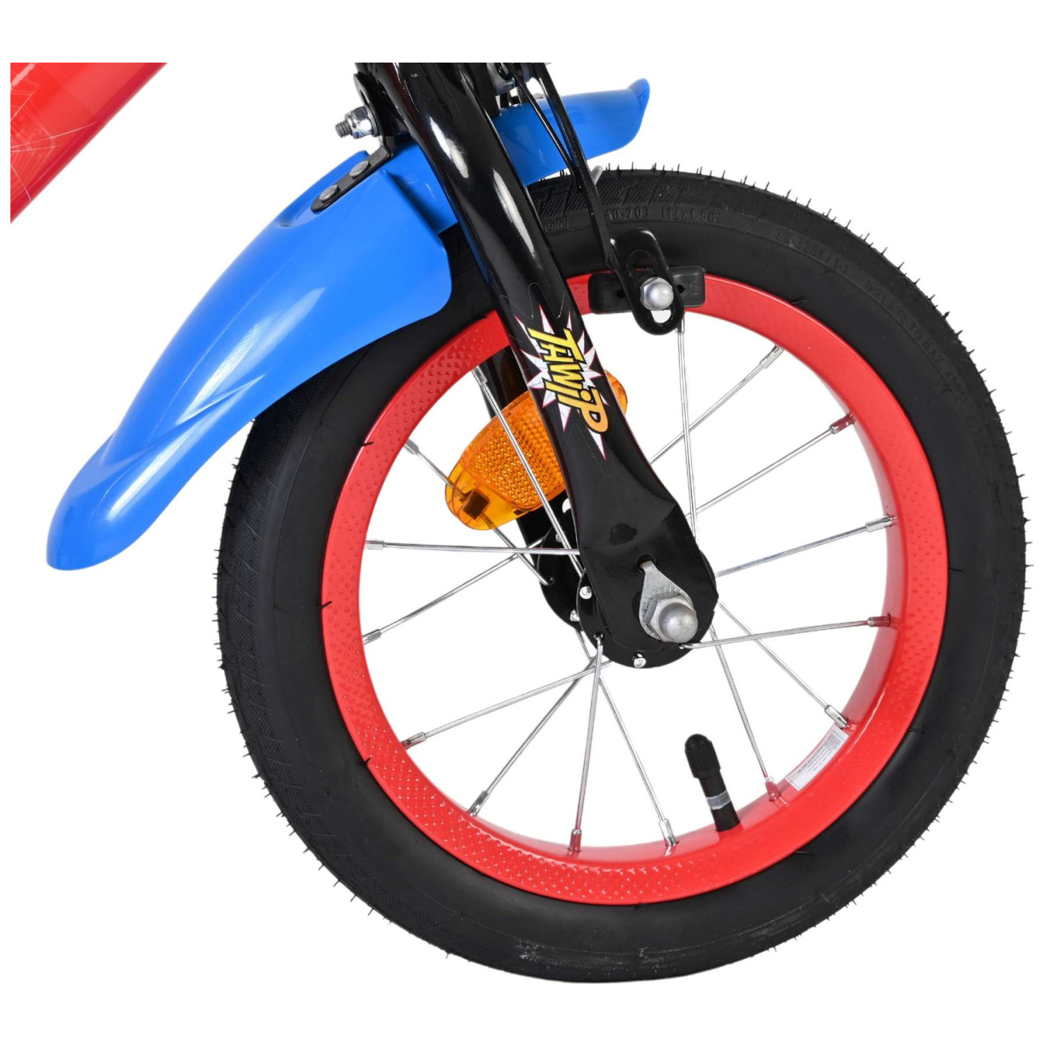 Spider-Man Fiets - 12 inch - Blauw/Rood