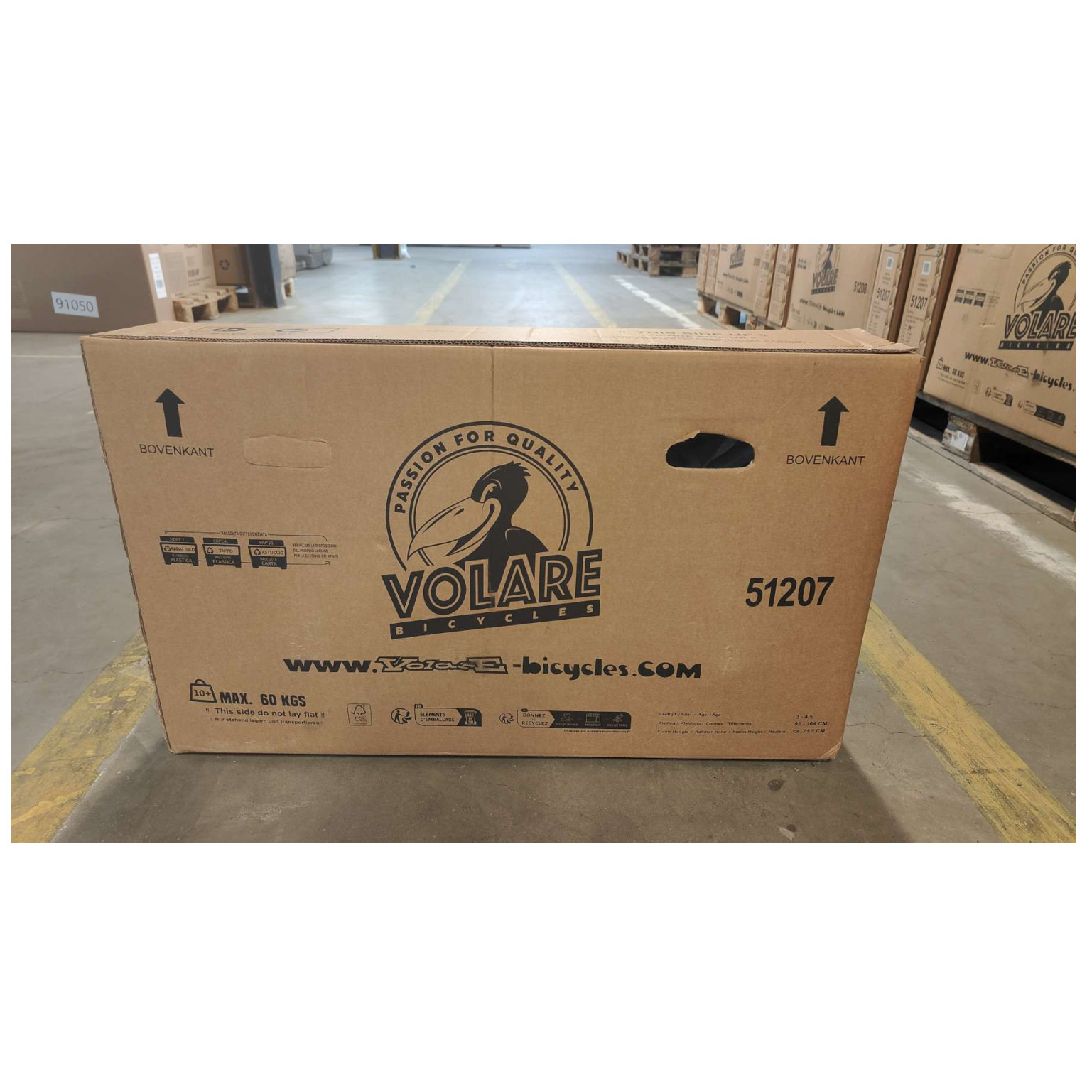 Volare Rocky Fiets - 12 inch - Blauw