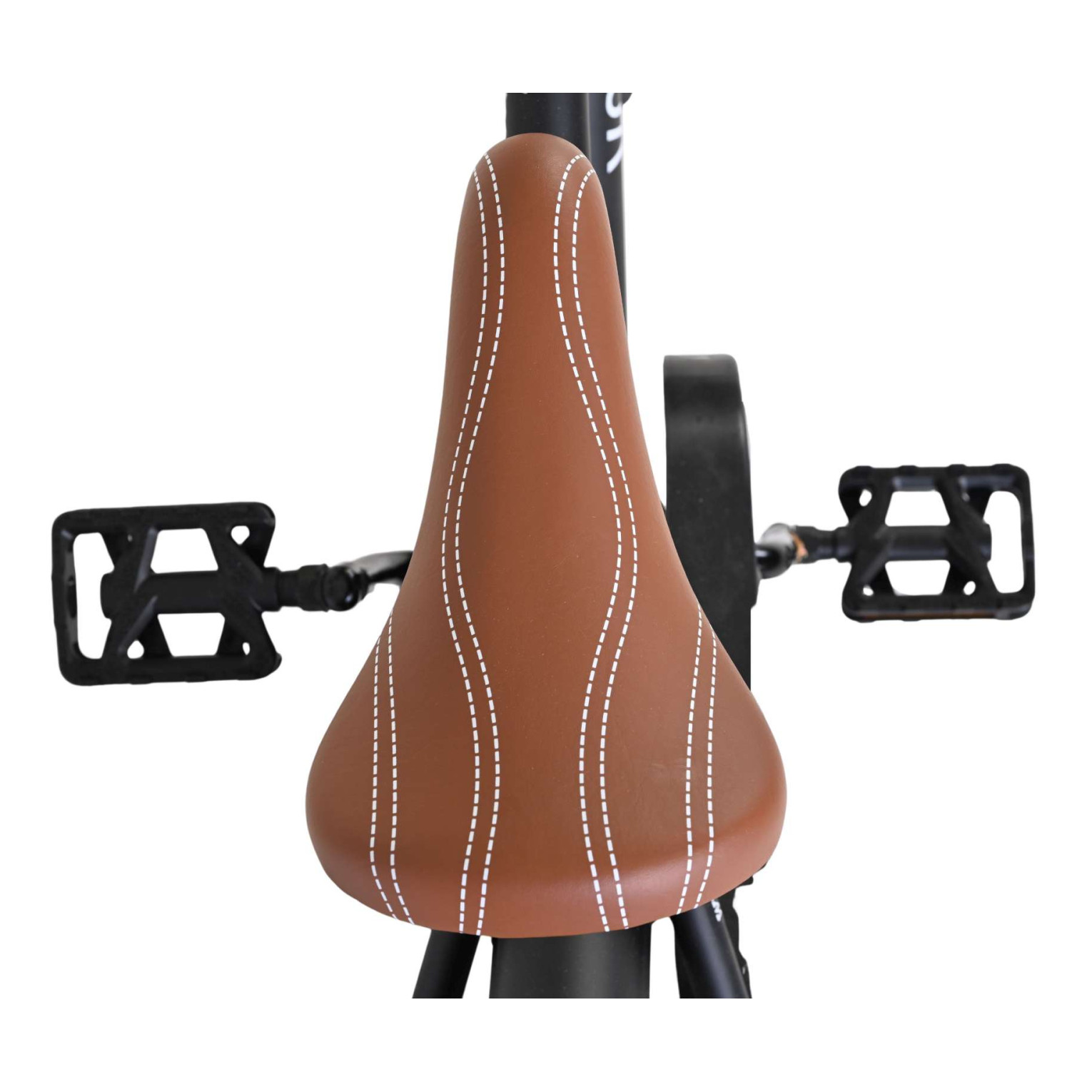 Volare Black Cruiser Fiets - 12 inch - Zwart