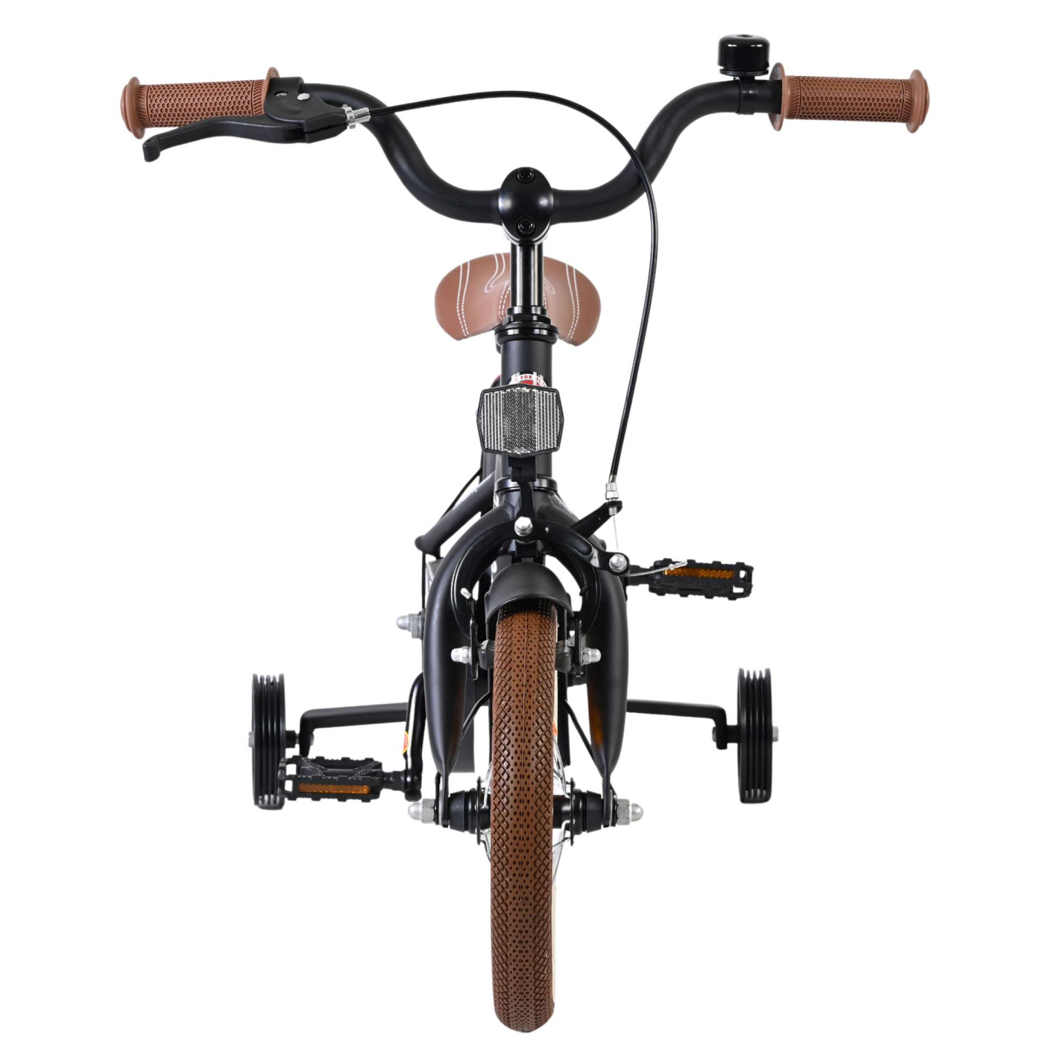 Volare Black Cruiser Fiets - 12 inch - Zwart