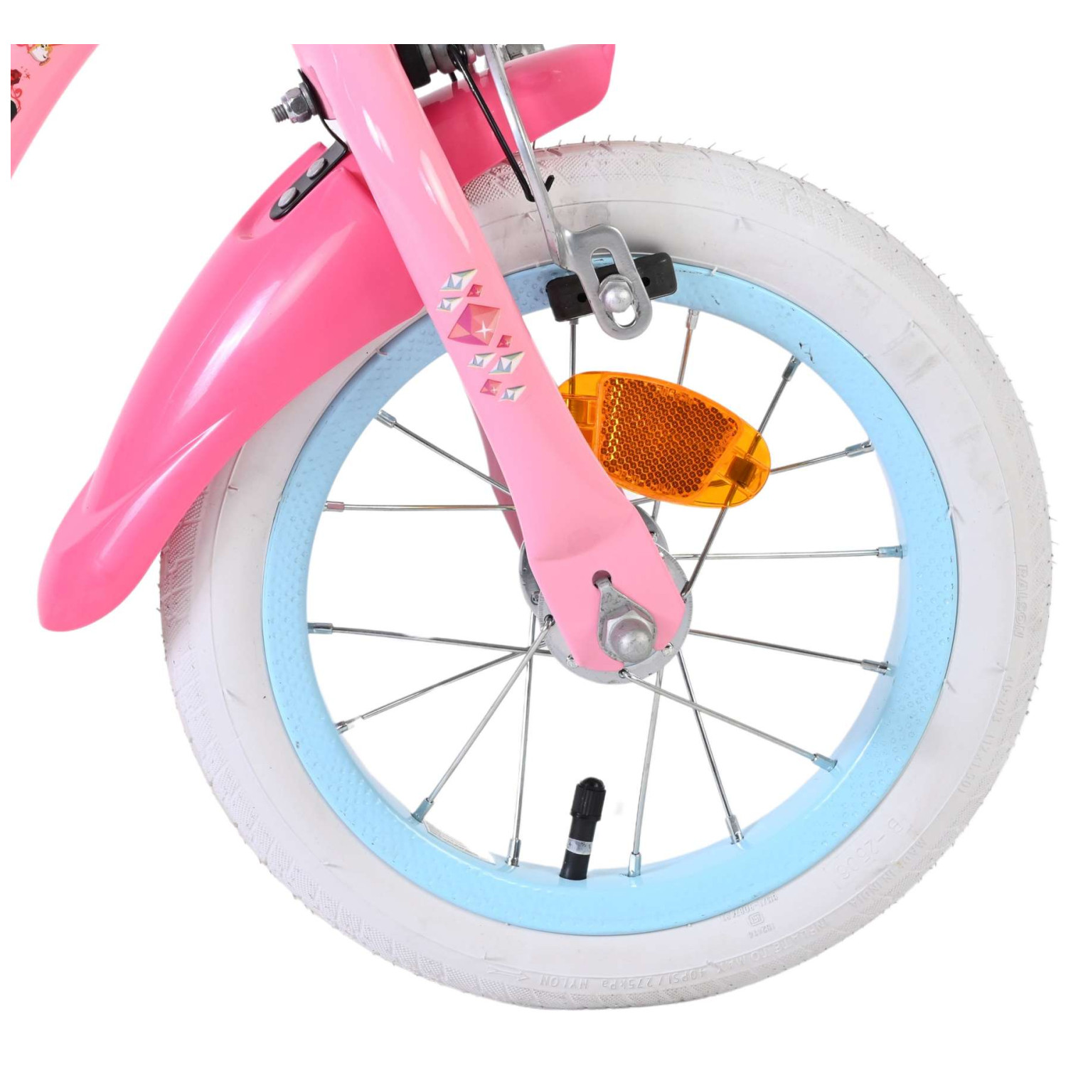 Disney Princess Fiets - 12 inch - Roze - Twee Handremmen
