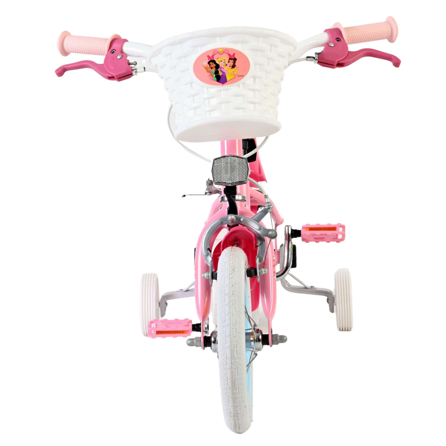 Disney Princess Fiets - 12 inch - Roze - Twee Handremmen