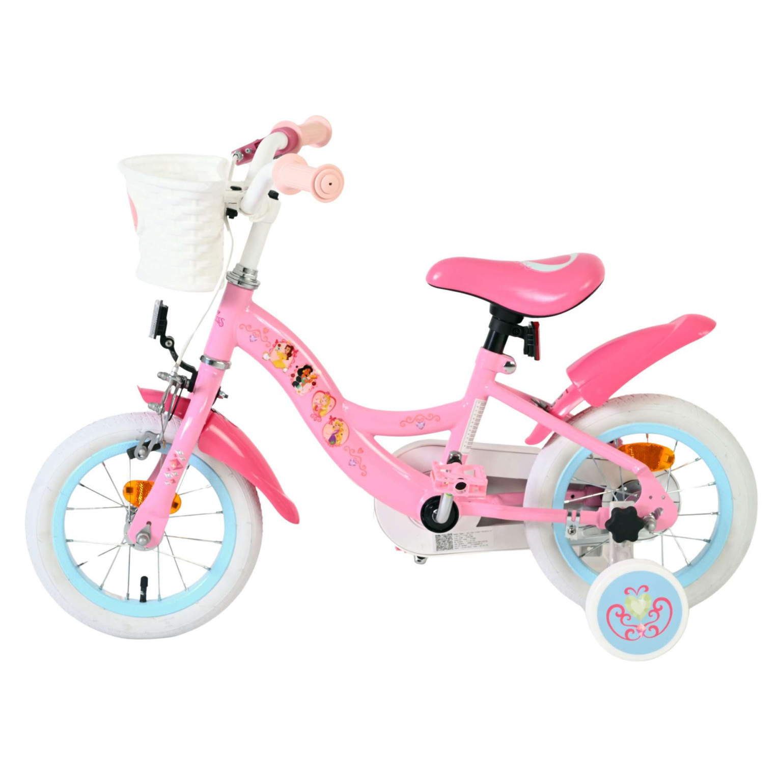 Disney Princess Fiets - 12 inch - Roze