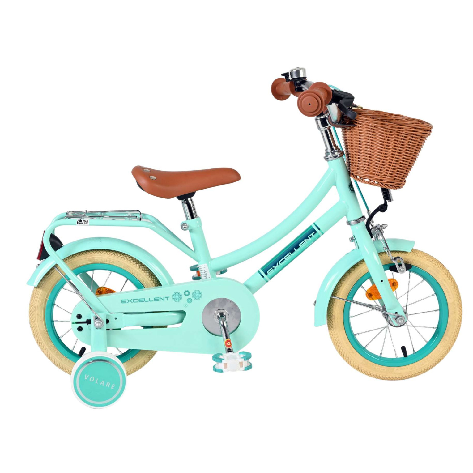 Volare Excellent Fiets - 12 inch - Groen