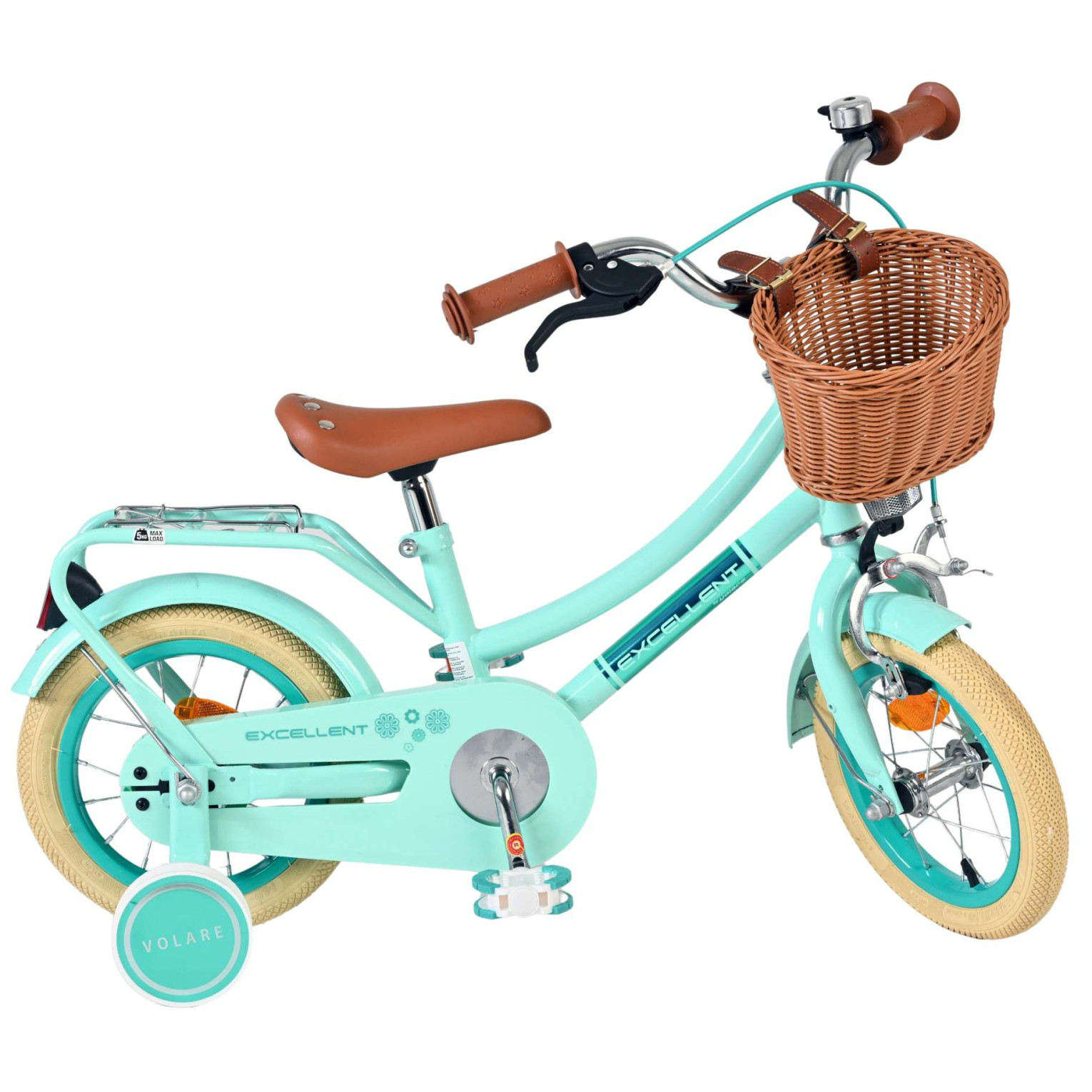 Volare Excellent Fiets - 12 inch - Groen