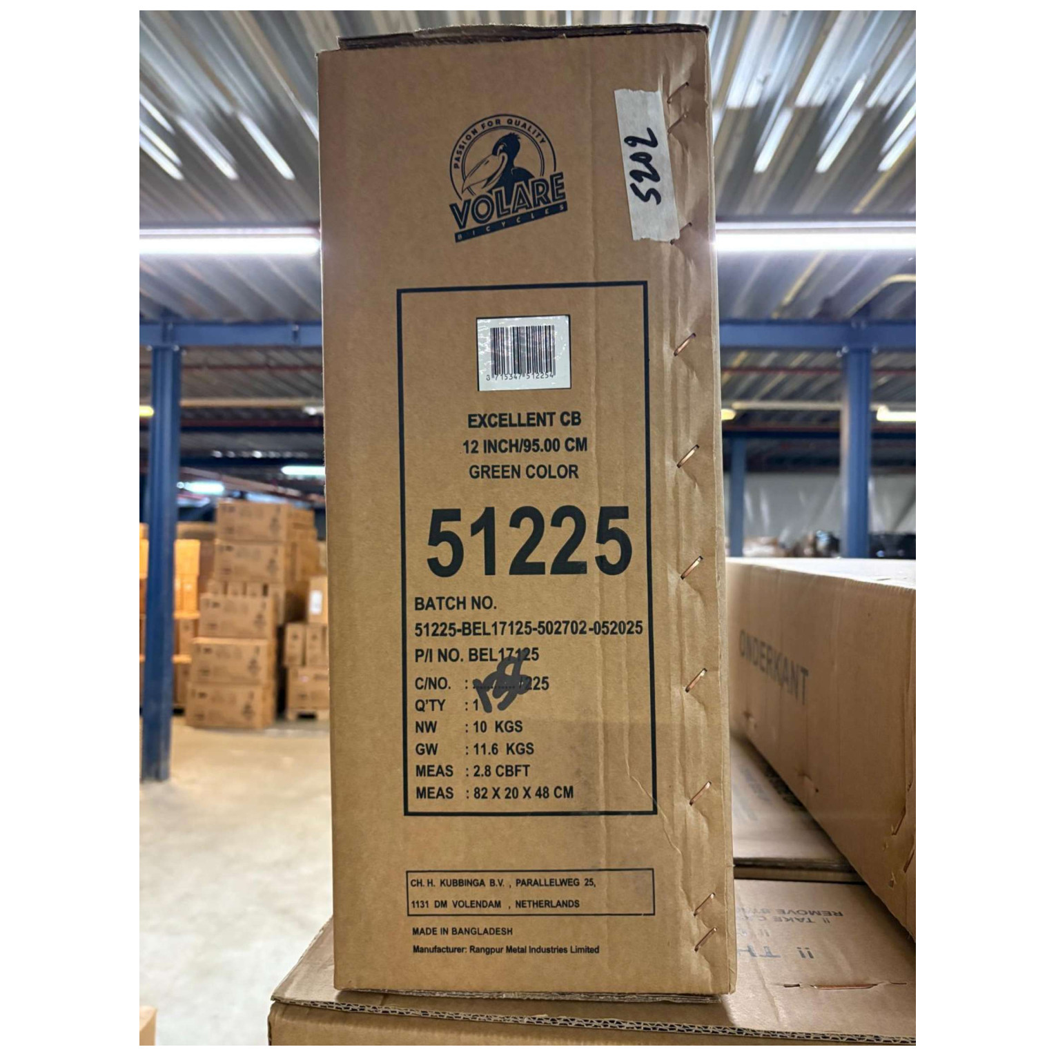 Volare Excellent Fiets - 12 inch - Groen