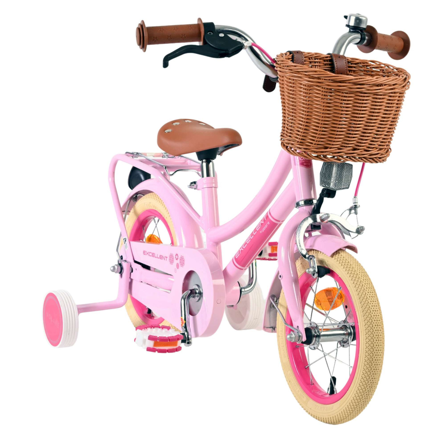 Volare Excellent Fiets - 12 inch - Roze