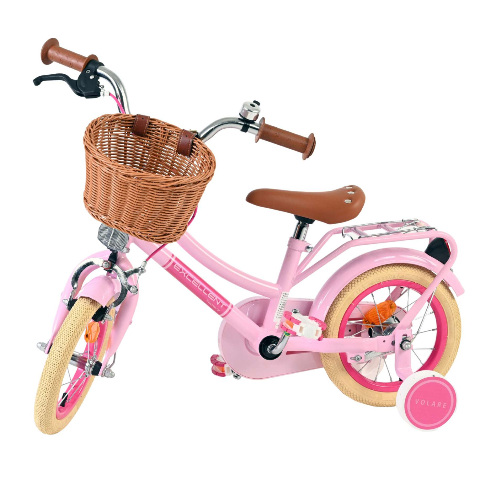 Volare Excellent Fiets - 12 inch - Roze