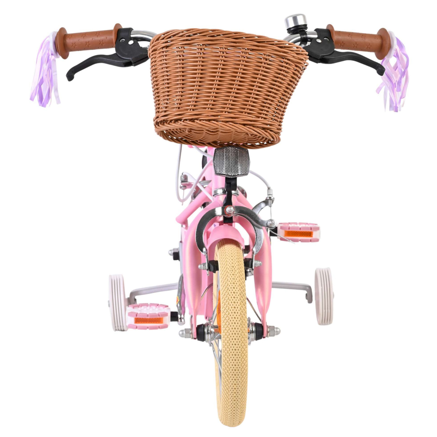 Volare Blossom Fiets - 12 inch - Roze - Twee handremmen