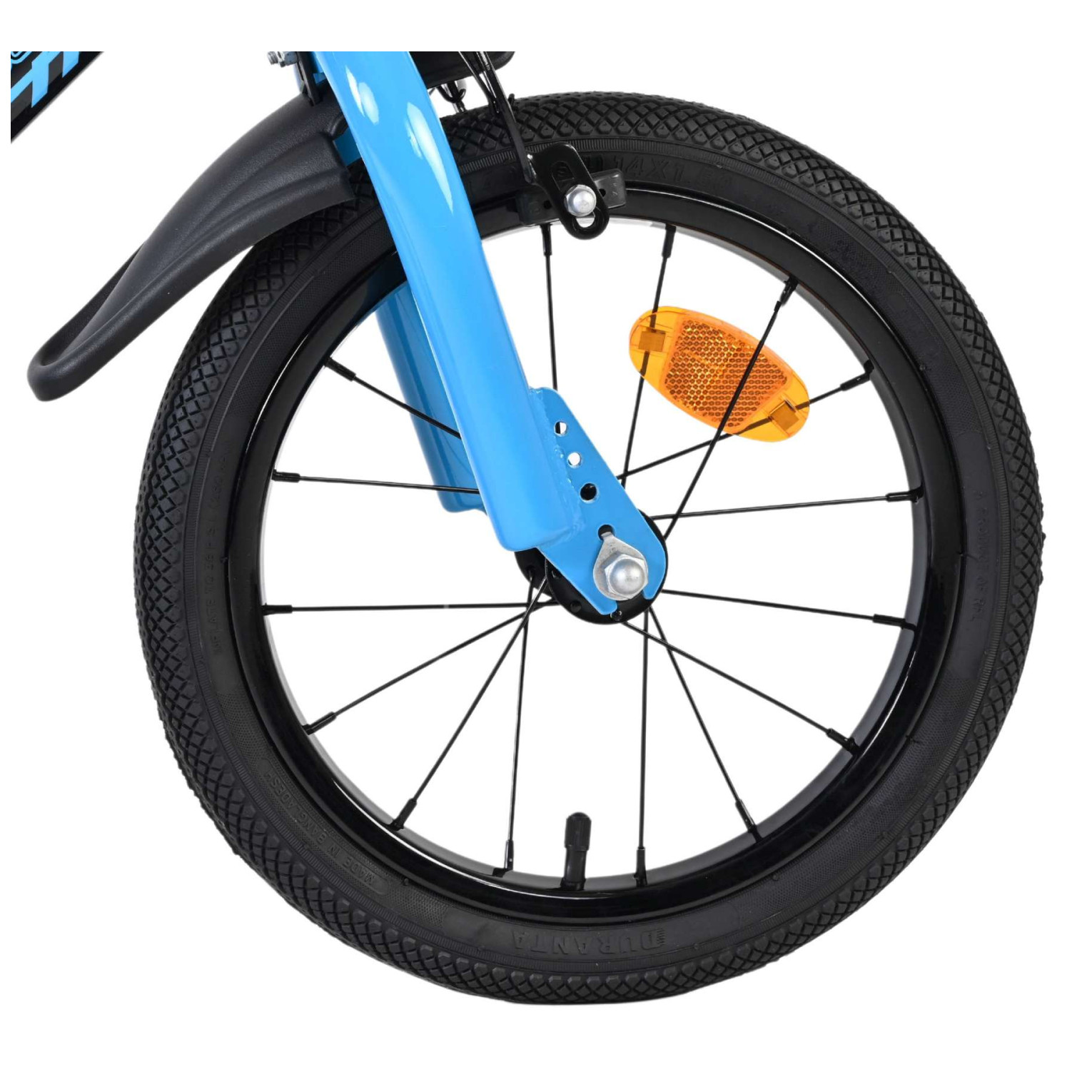 Volare Sportivo Fiets - 14 inch - Blauw Zwart