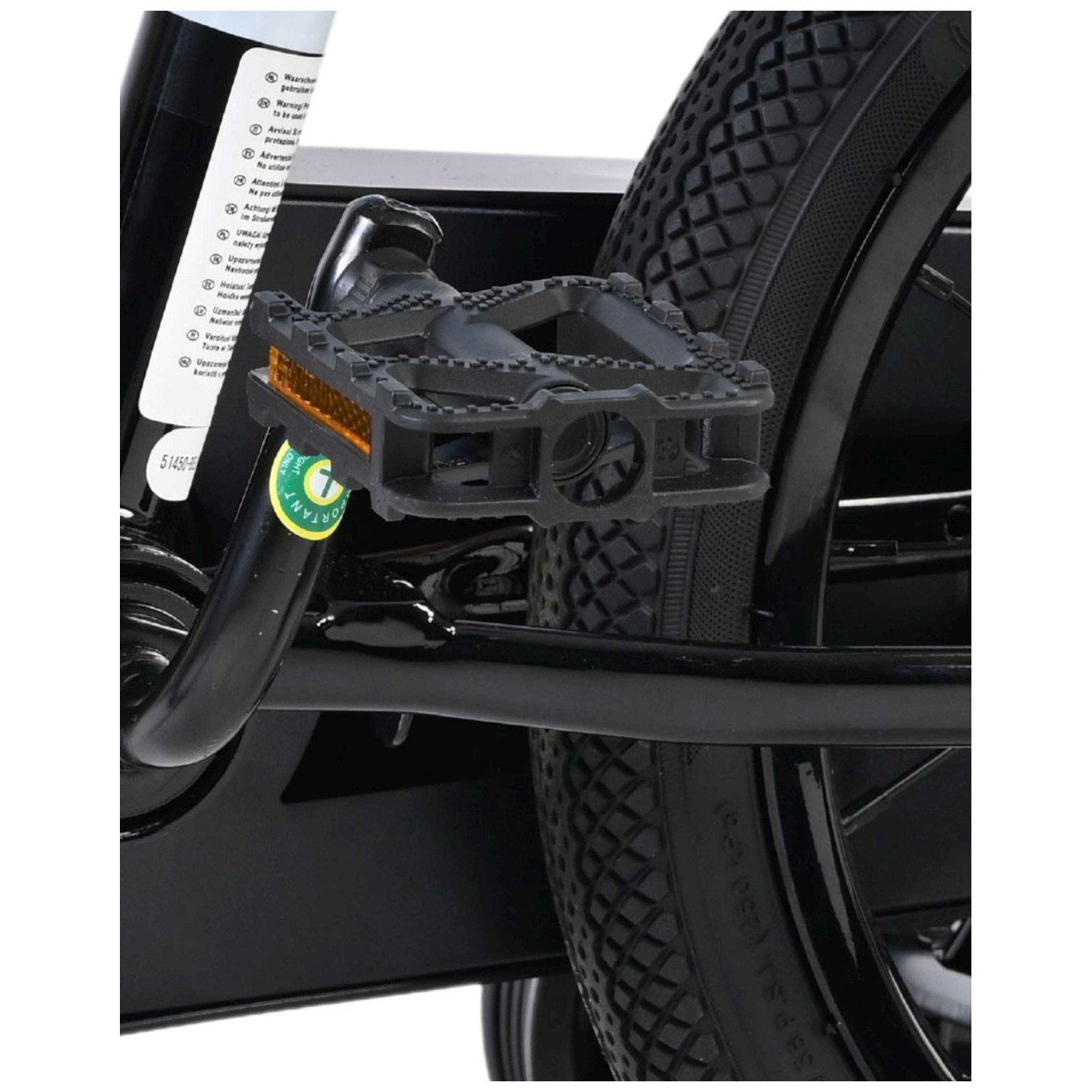 Volare Sportivo Fiets - 14 inch - Blauw Zwart