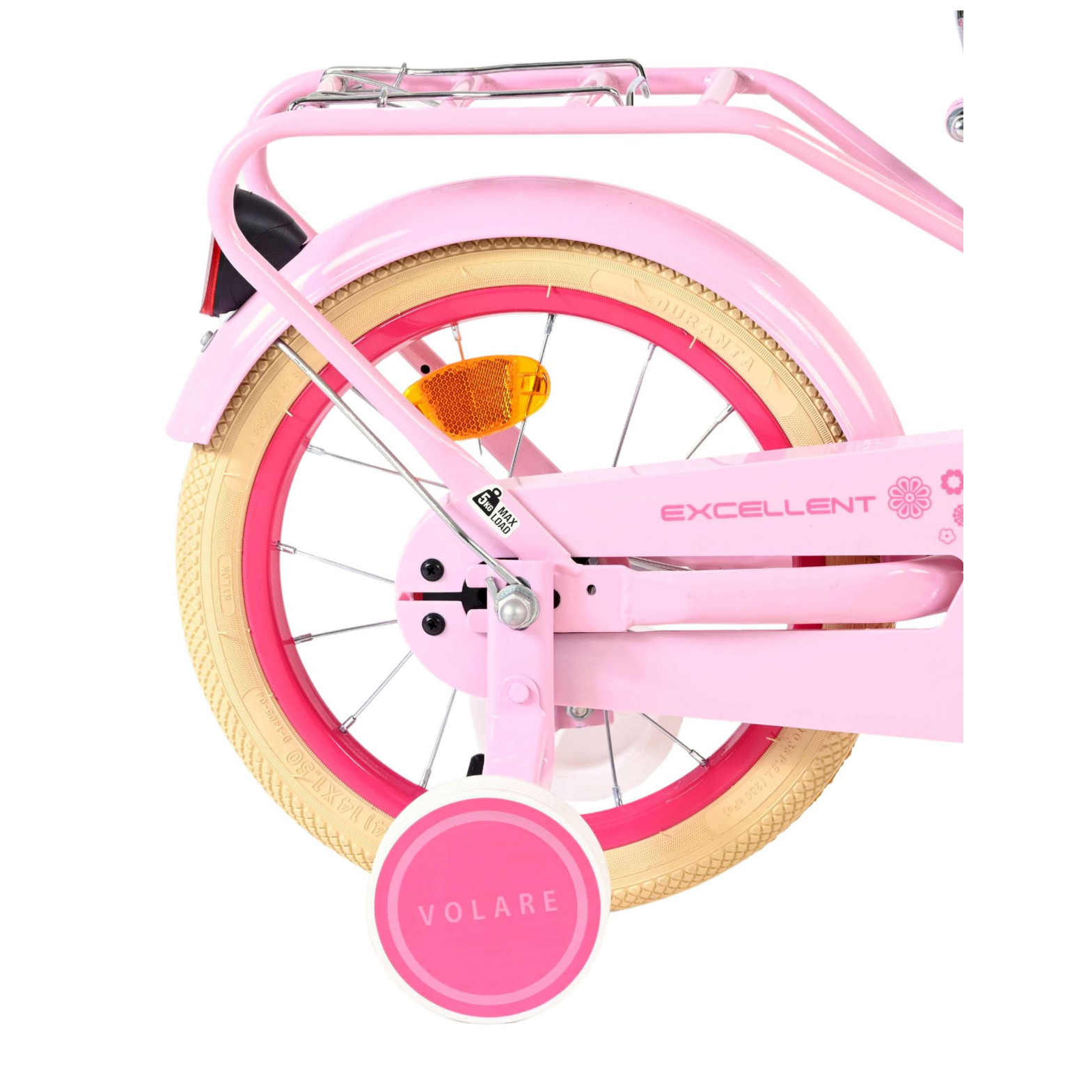 Volare Excellent Fiets - 14 inch - Roze