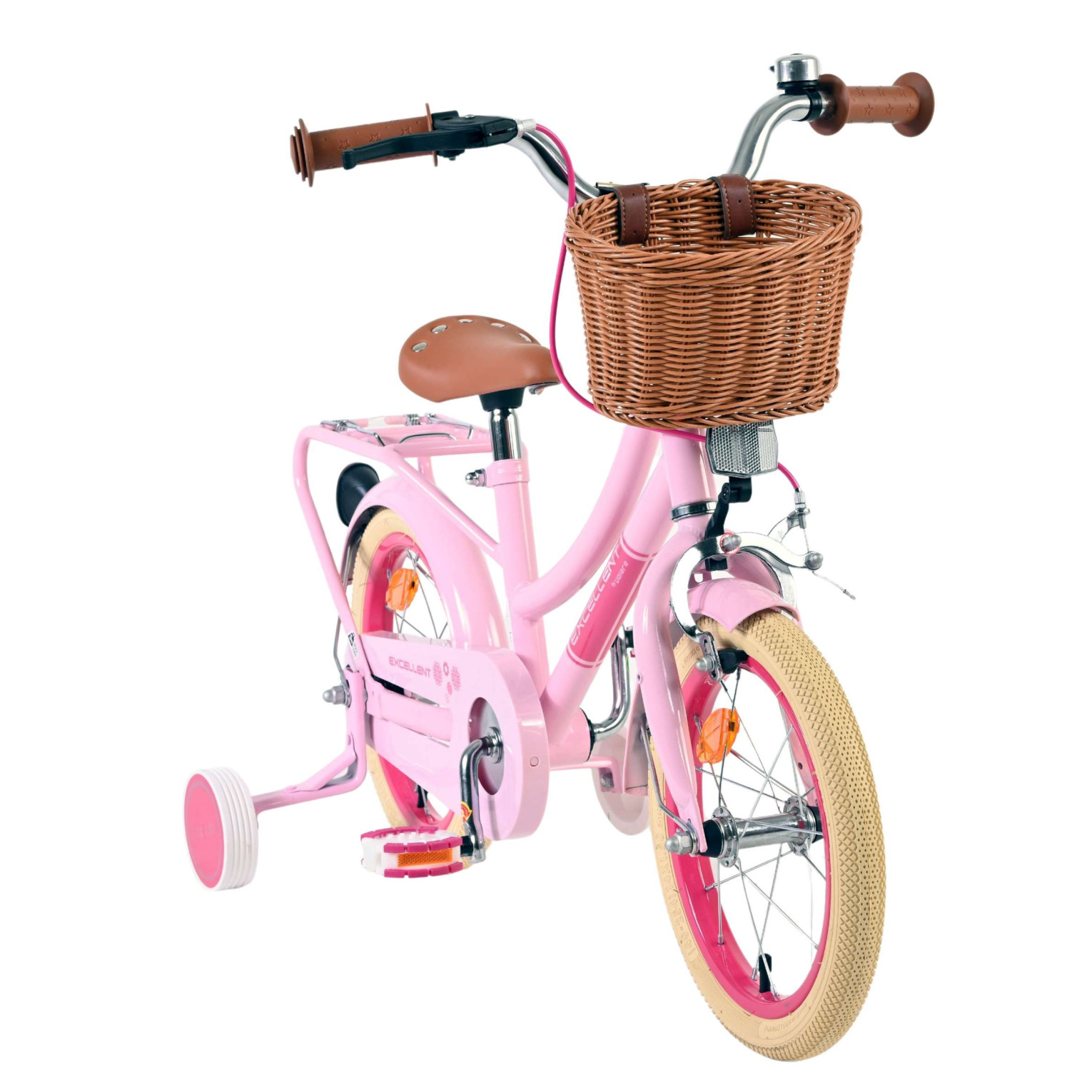 Volare Excellent Fiets - 14 inch - Roze