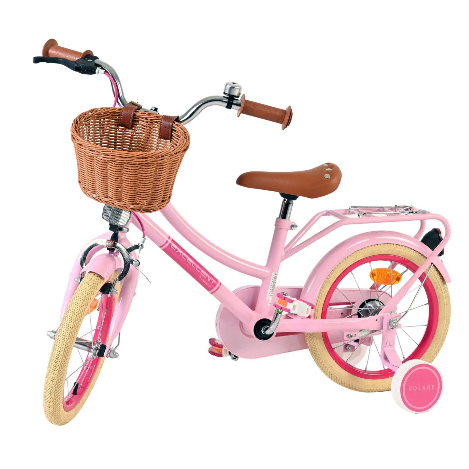Volare Excellent Fiets - 14 inch - Roze