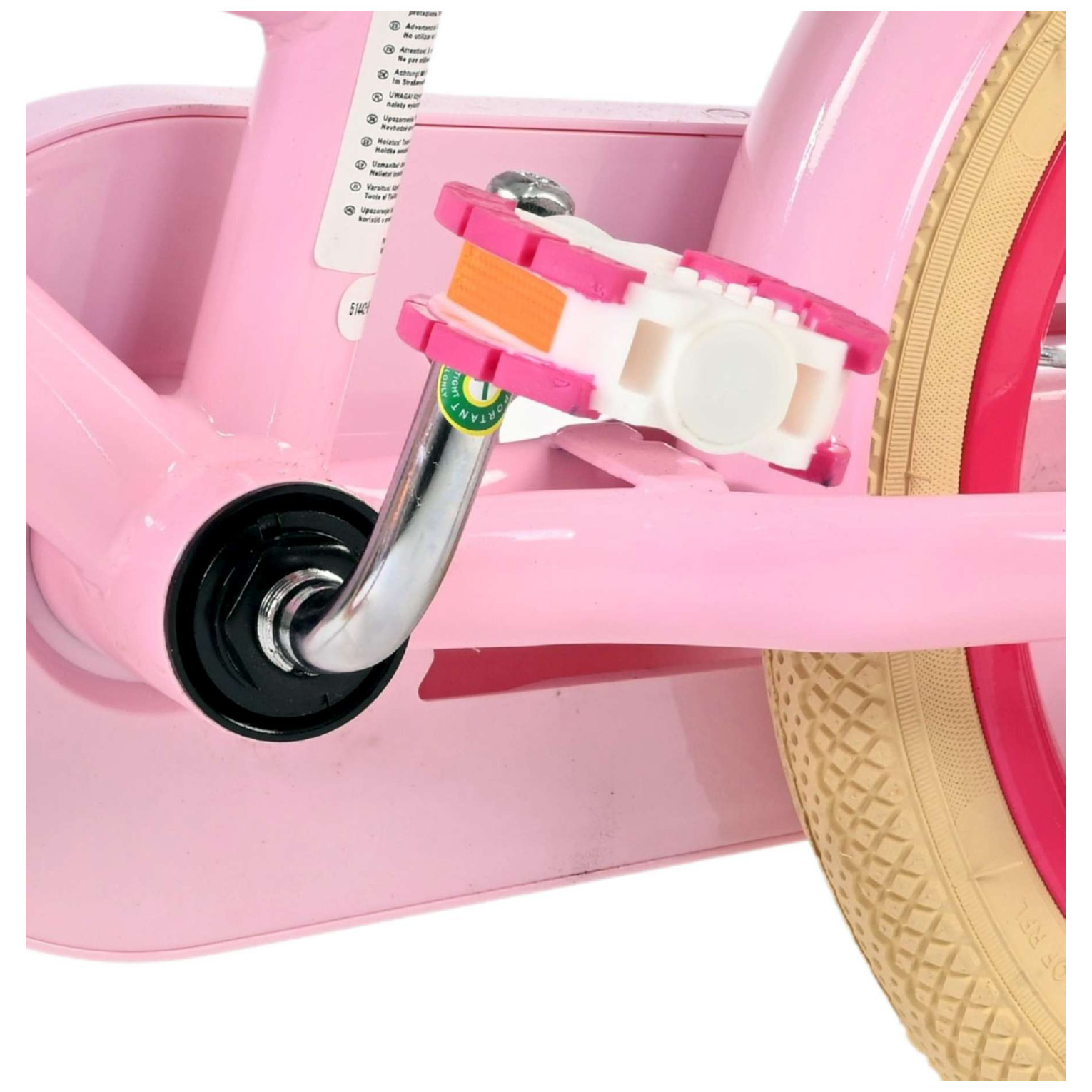 Volare Excellent Fiets - 14 inch - Roze