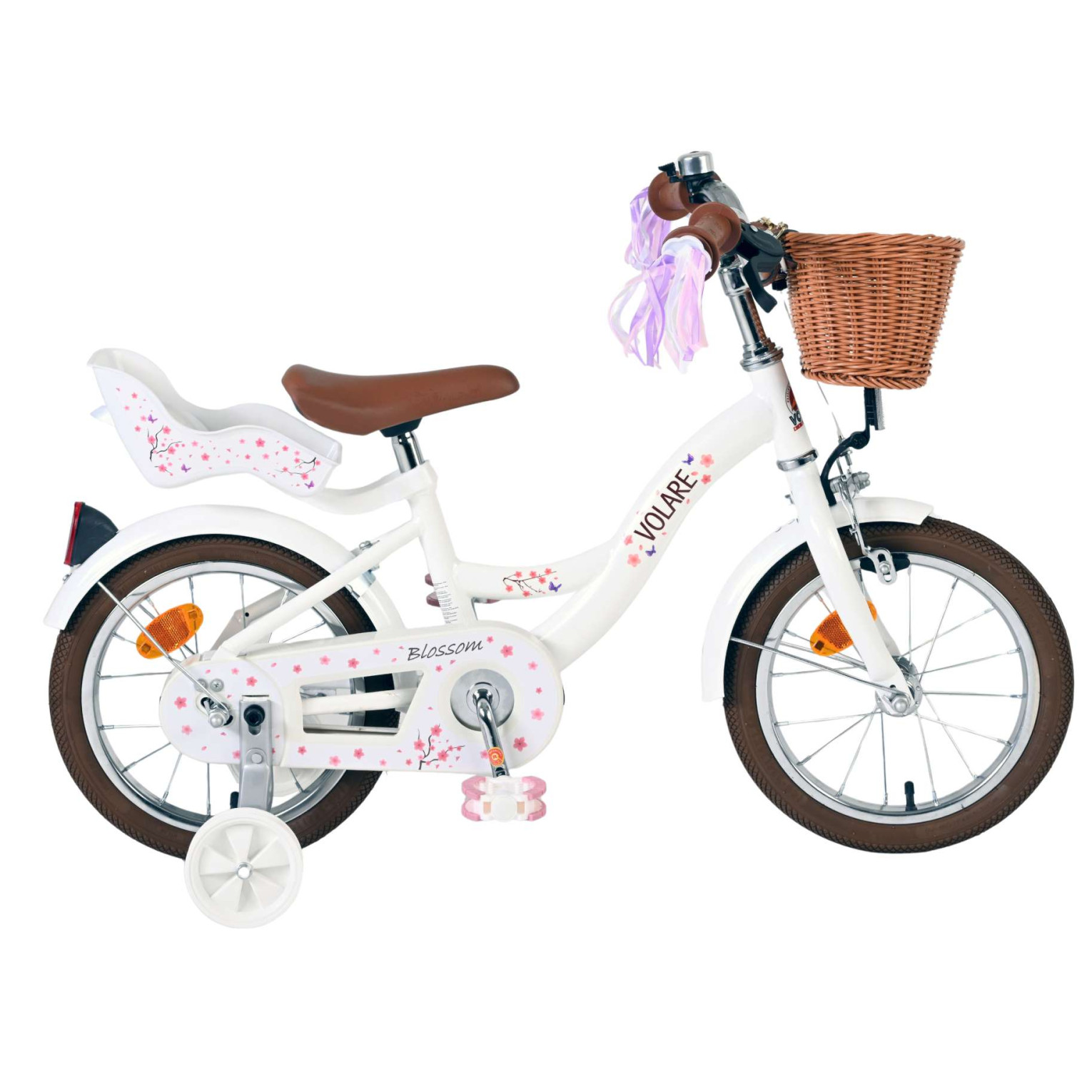 Volare Blossom Fiets - 14 inch - Wit