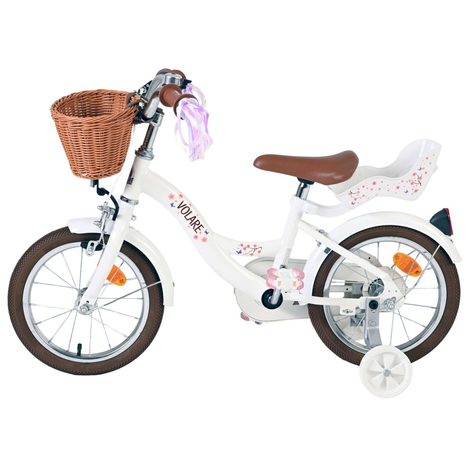 Volare Blossom Fiets - 14 inch - Wit