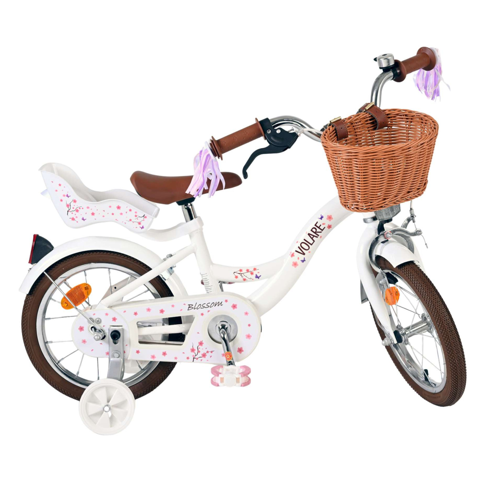 Volare Blossom Fiets - 14 inch - Wit