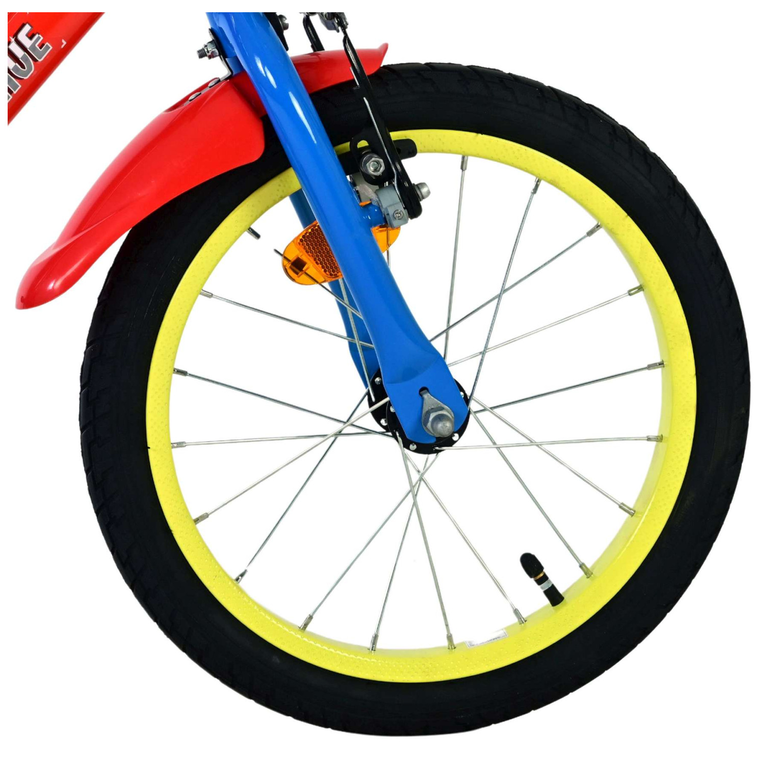 Paw Patrol Fiets - 16 inch - Rood - Twee handremmen