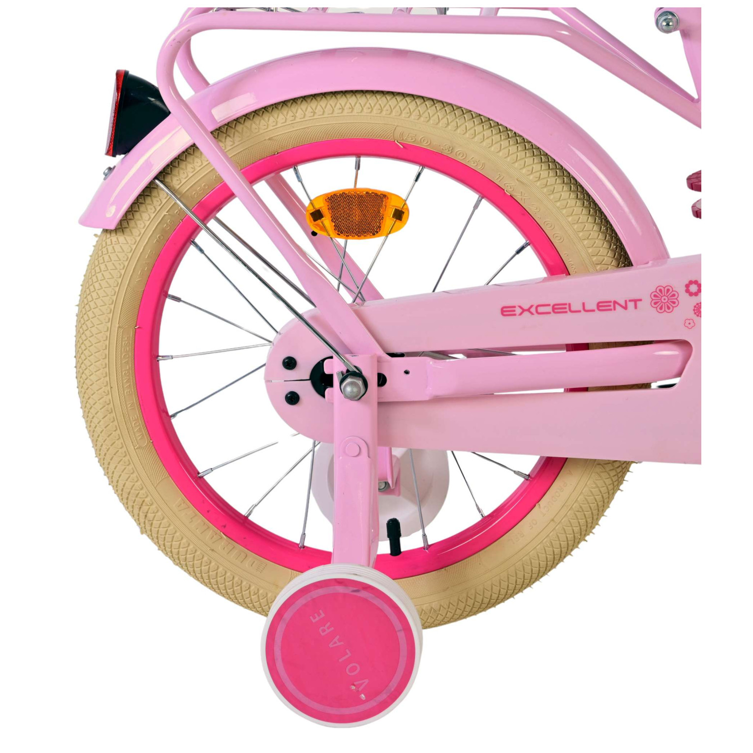 Volare Excellent Fiets - 16 inch - Roze