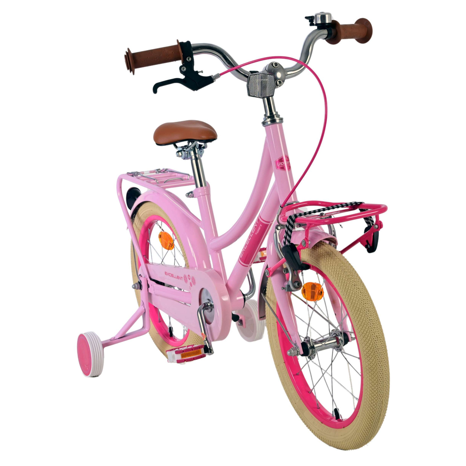 Volare Excellent Fiets - 16 inch - Roze