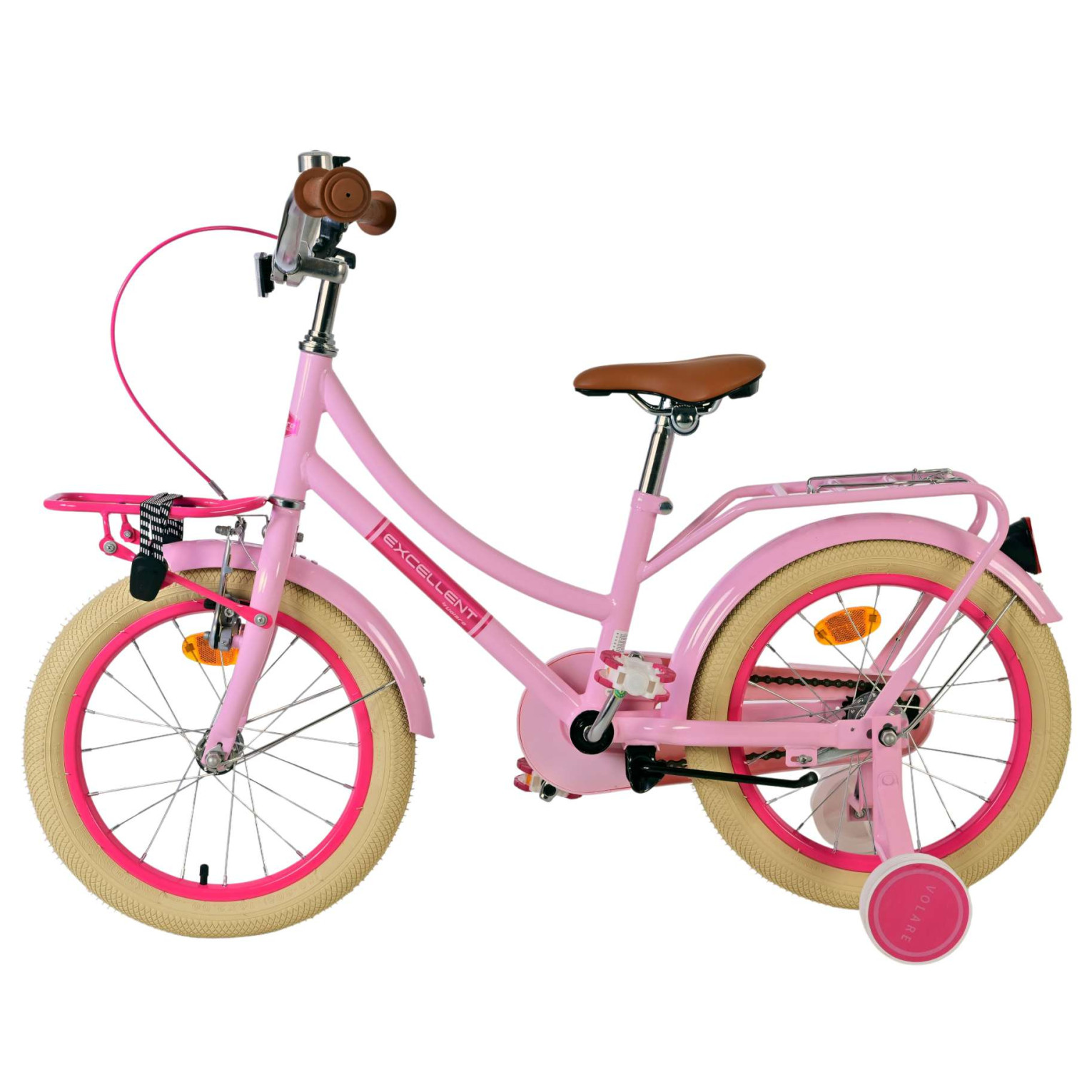 Volare Excellent Fiets - 16 inch - Roze