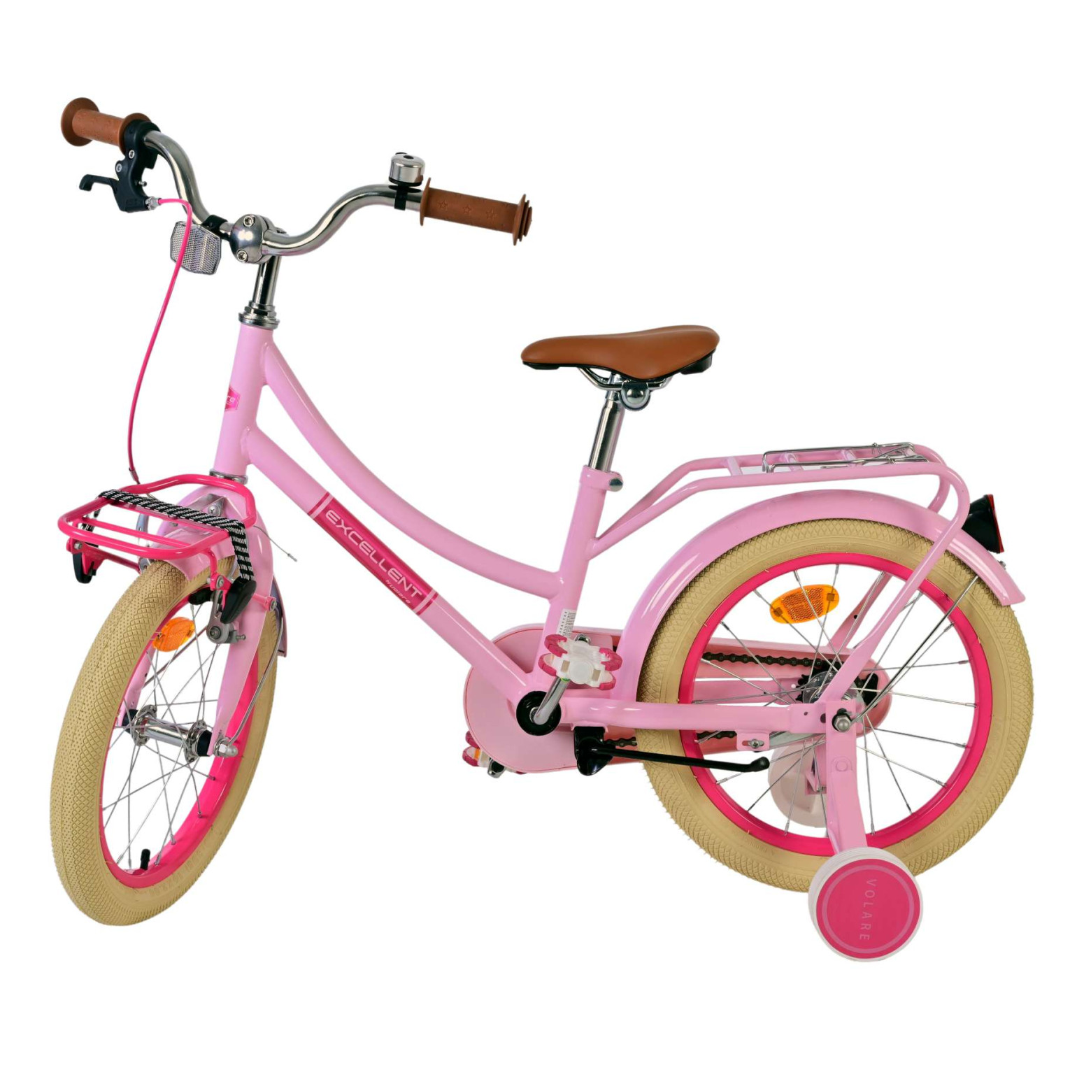Volare Excellent Fiets - 16 inch - Roze