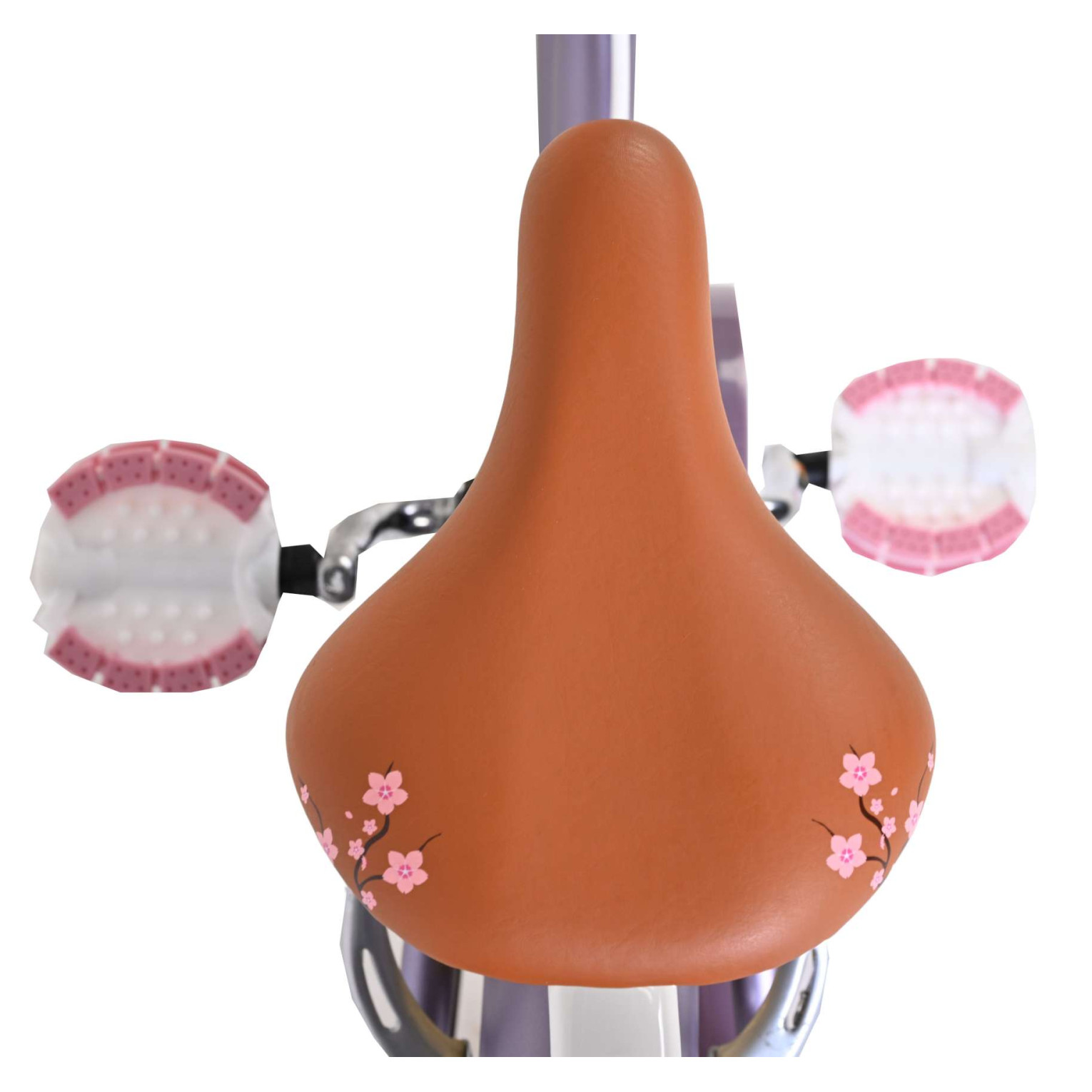 Volare Blossom Fiets - 16 inch - Paars - Twee Handremmen