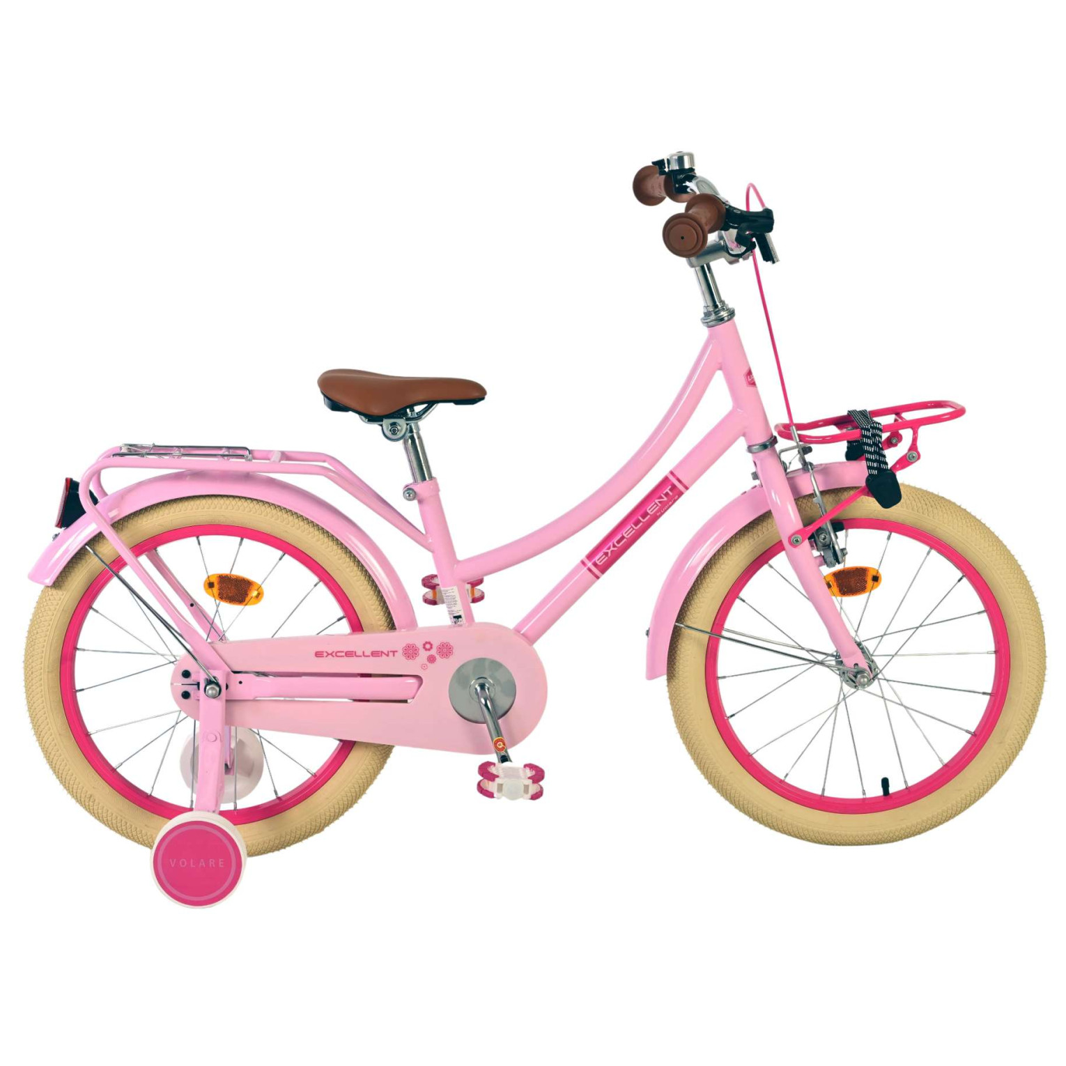 Volare Excellent Fiets -18 inch - Roze