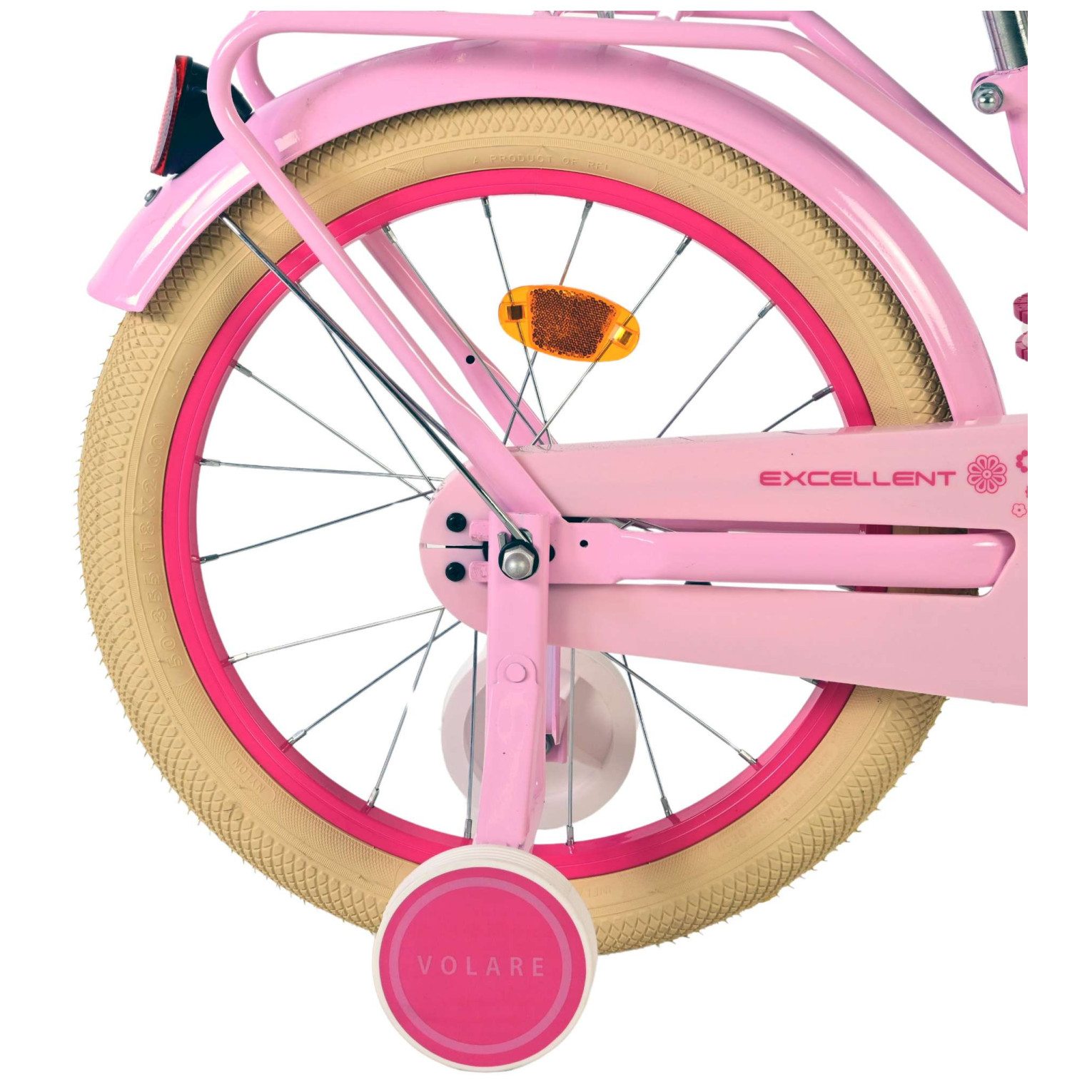 Volare Excellent Fiets -18 inch - Roze