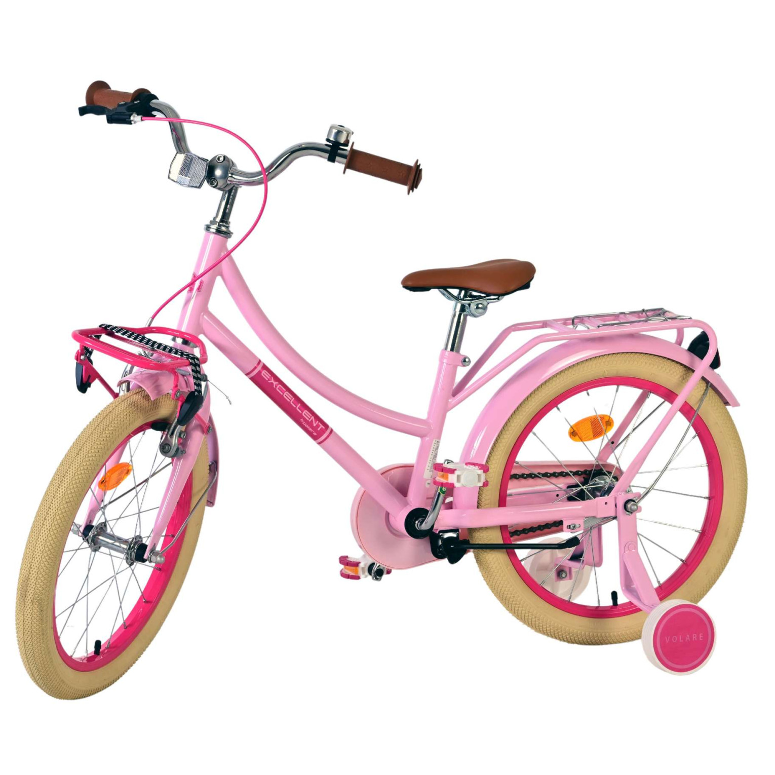 Volare Excellent Fiets -18 inch - Roze