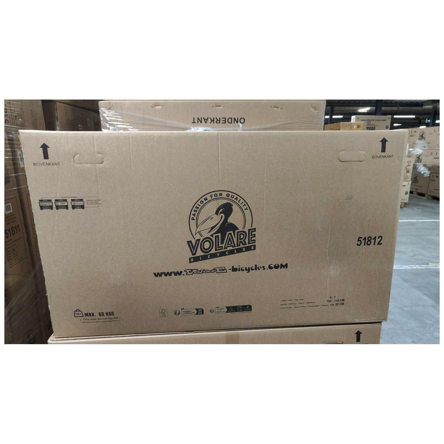 Volare Excellent Fiets -18 inch - Roze