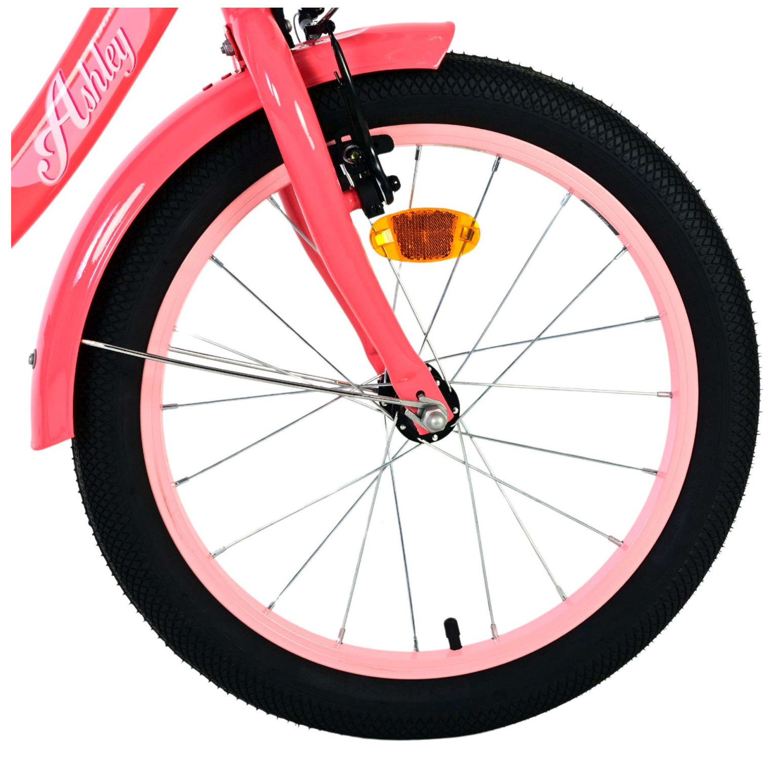 Volare Ashley Fiets - 18 inch - Roze/Rood