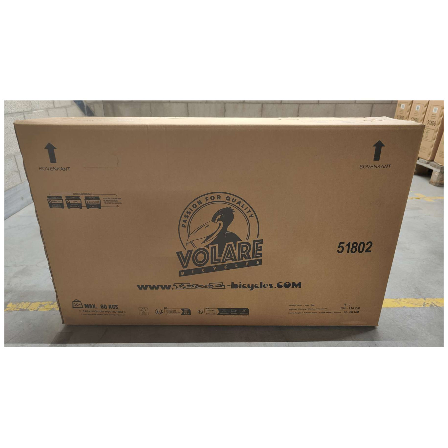 Volare Ashley Fiets - 18 inch - Roze/Rood