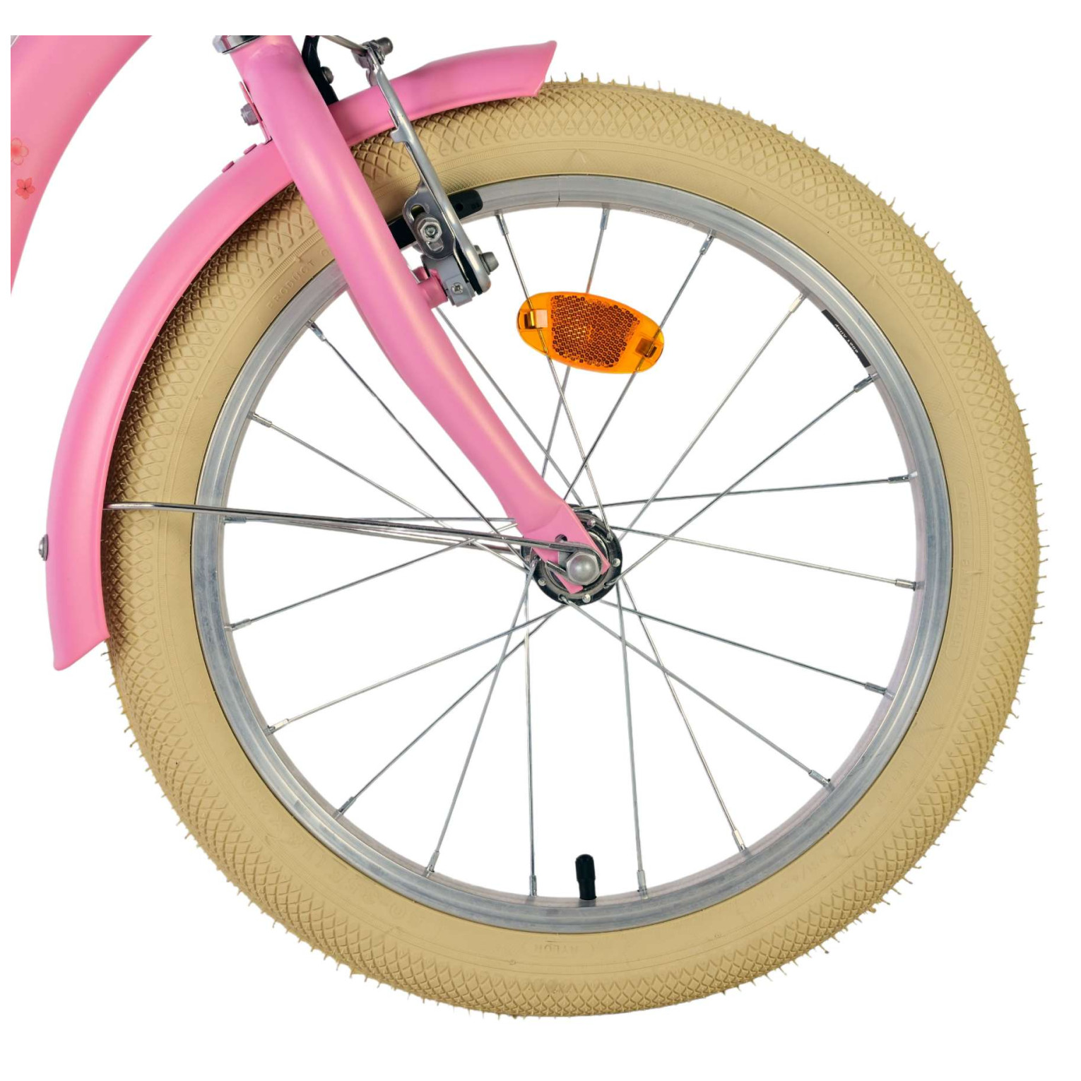 Volare Blossom Fiets - 18 inch - Roze - Twee handremmen