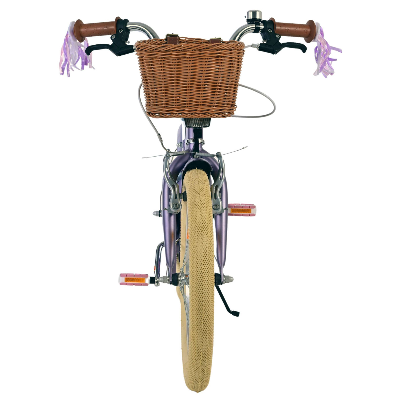 Volare Blossom Fiets - 18 inch - Paars - Twee Handremmen