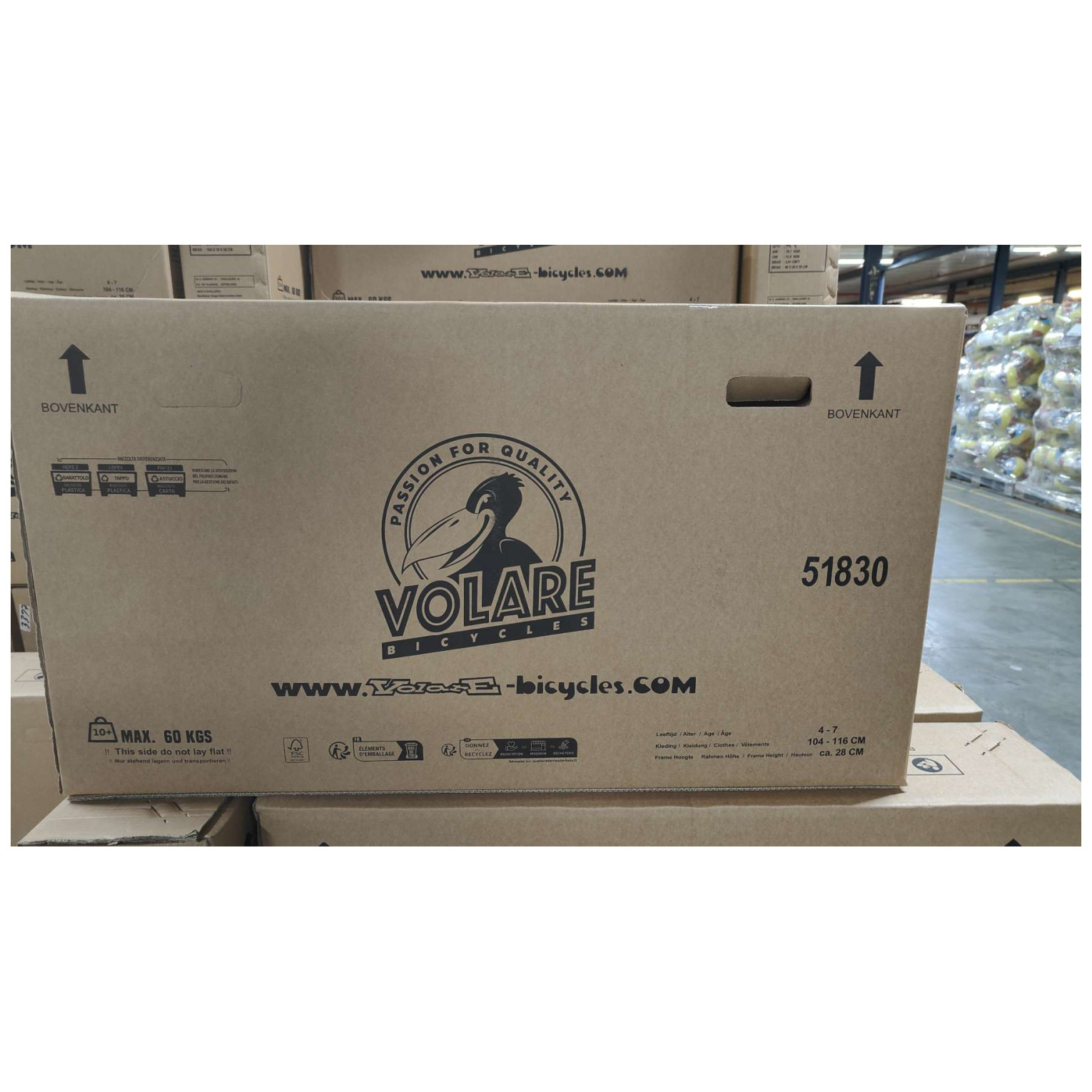 Volare Blossom Fiets - 18 inch - Roze