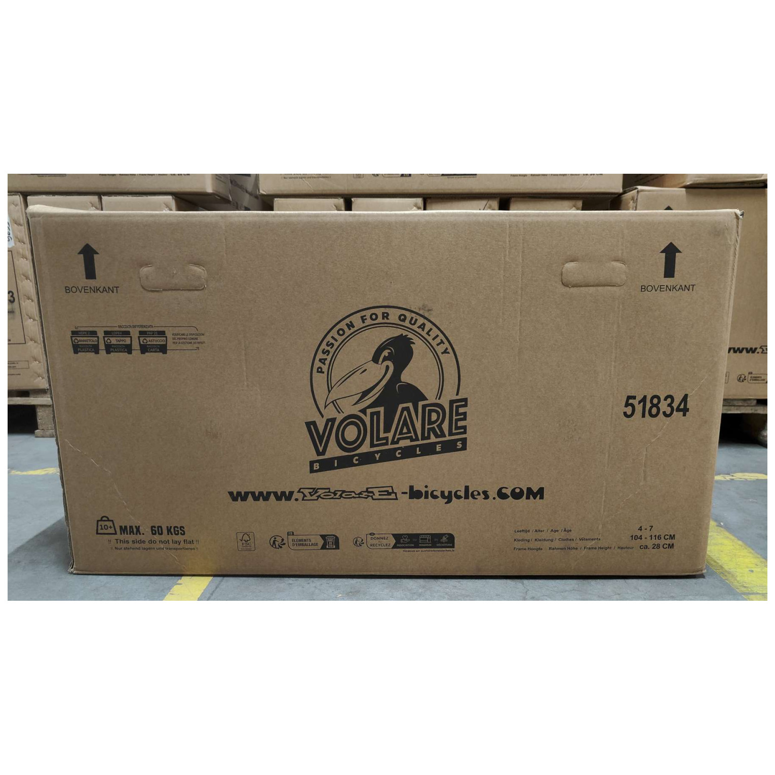 Volare Blossom Fiets - 18 inch - Wit