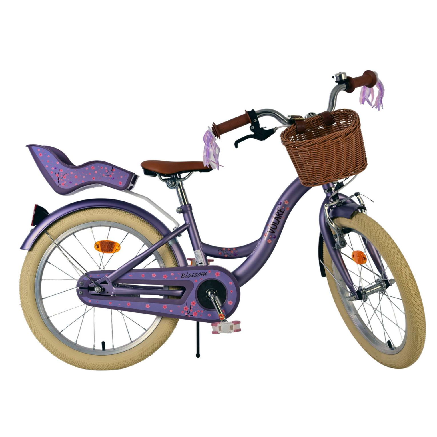 Volare Blossom Fiets - 18 inch - Paars