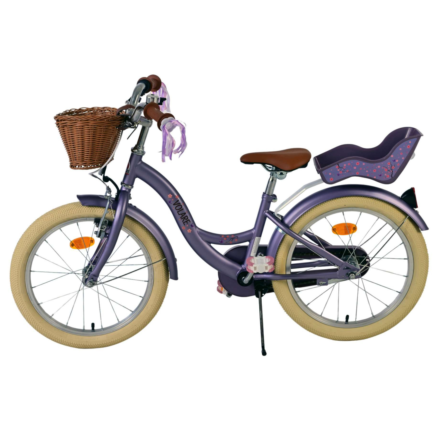 Volare Blossom Fiets - 18 inch - Paars