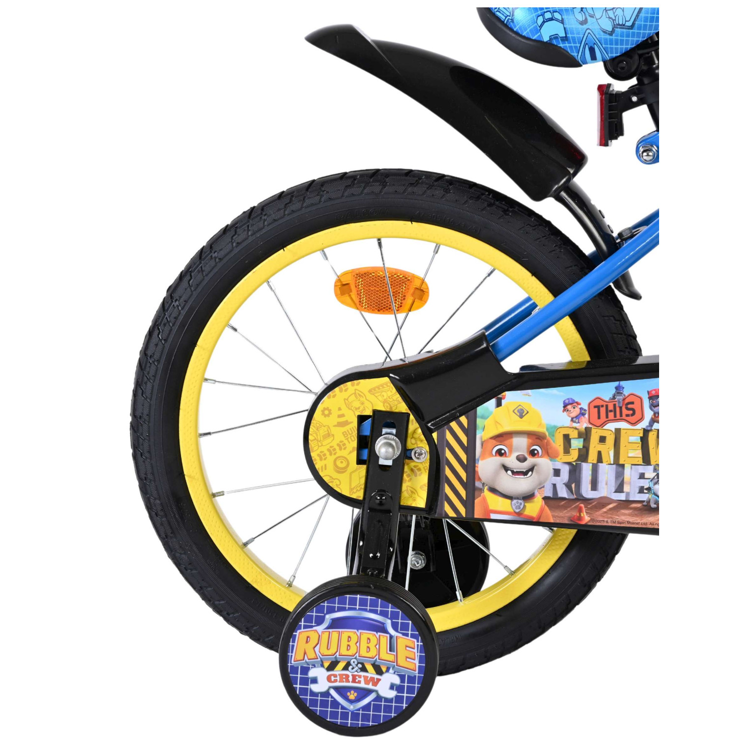 Rubble & Crew Fiets - 16 inch - Blauw